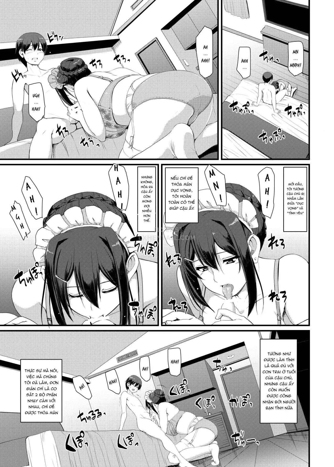 HentaiVN.net - Ảnh 22 - Maid no Oshigoto [Maid's Work] - Chap 3