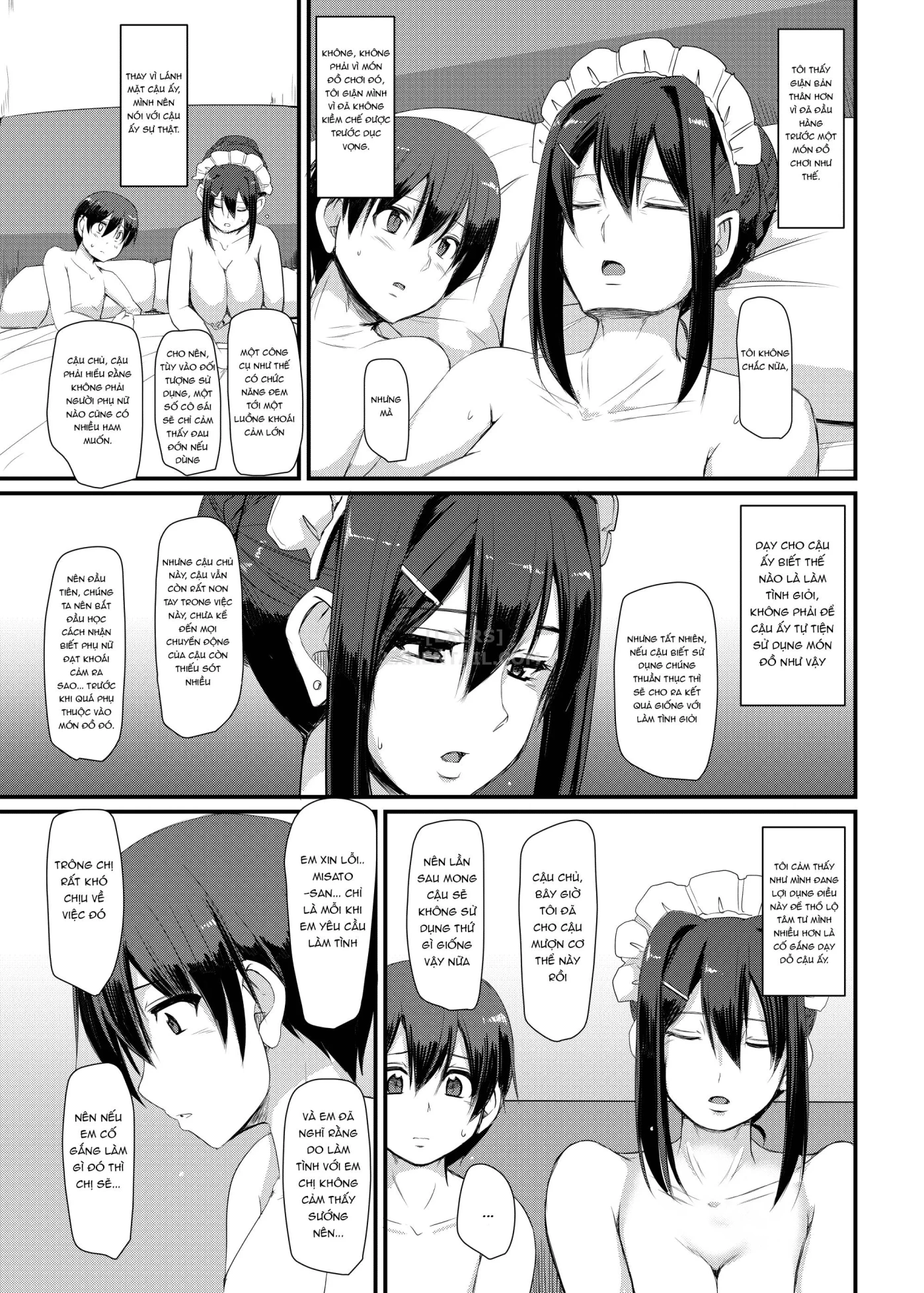 HentaiVN.net - Ảnh 38 - Maid no Oshigoto [Maid's Work] - Chap 3