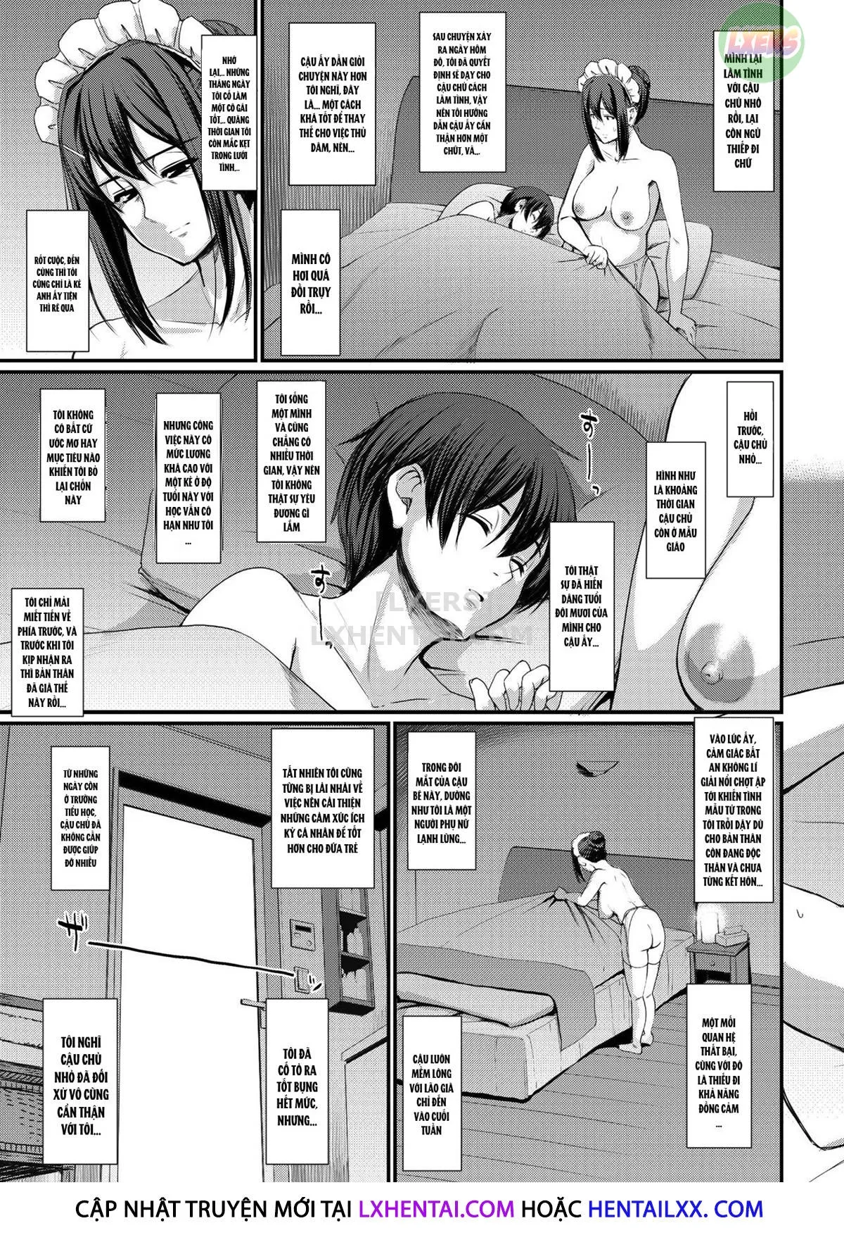 HentaiVN.net - Ảnh 16 - Maid no Oshigoto [Maid's Work] - Chap 4