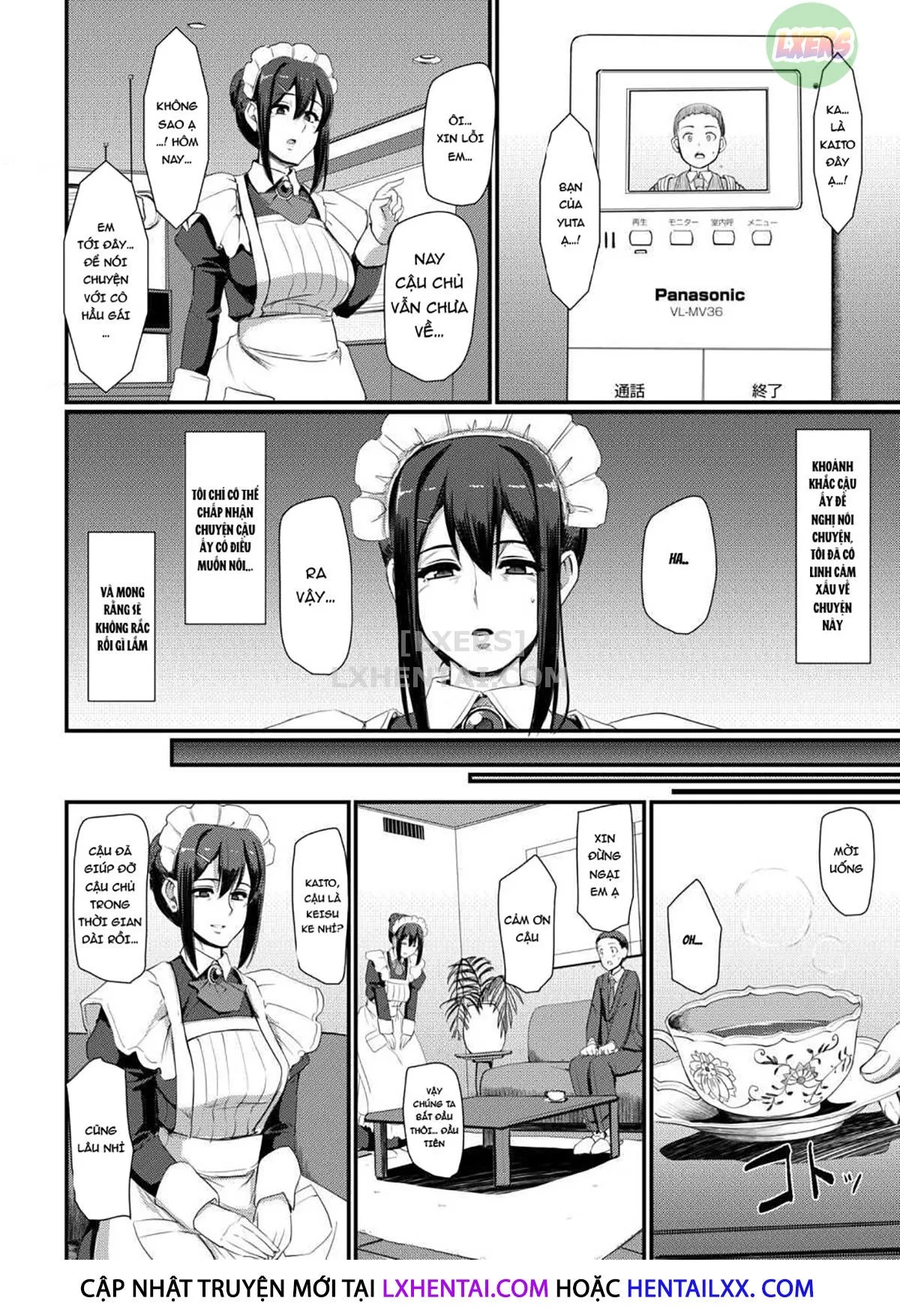 HentaiVN.net - Ảnh 23 - Maid no Oshigoto [Maid's Work] - Chap 4
