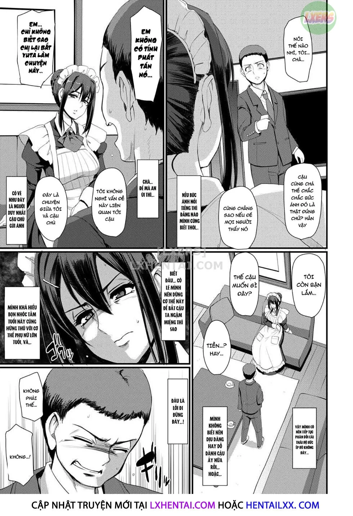 HentaiVN.net - Ảnh 26 - Maid no Oshigoto [Maid's Work] - Chap 4