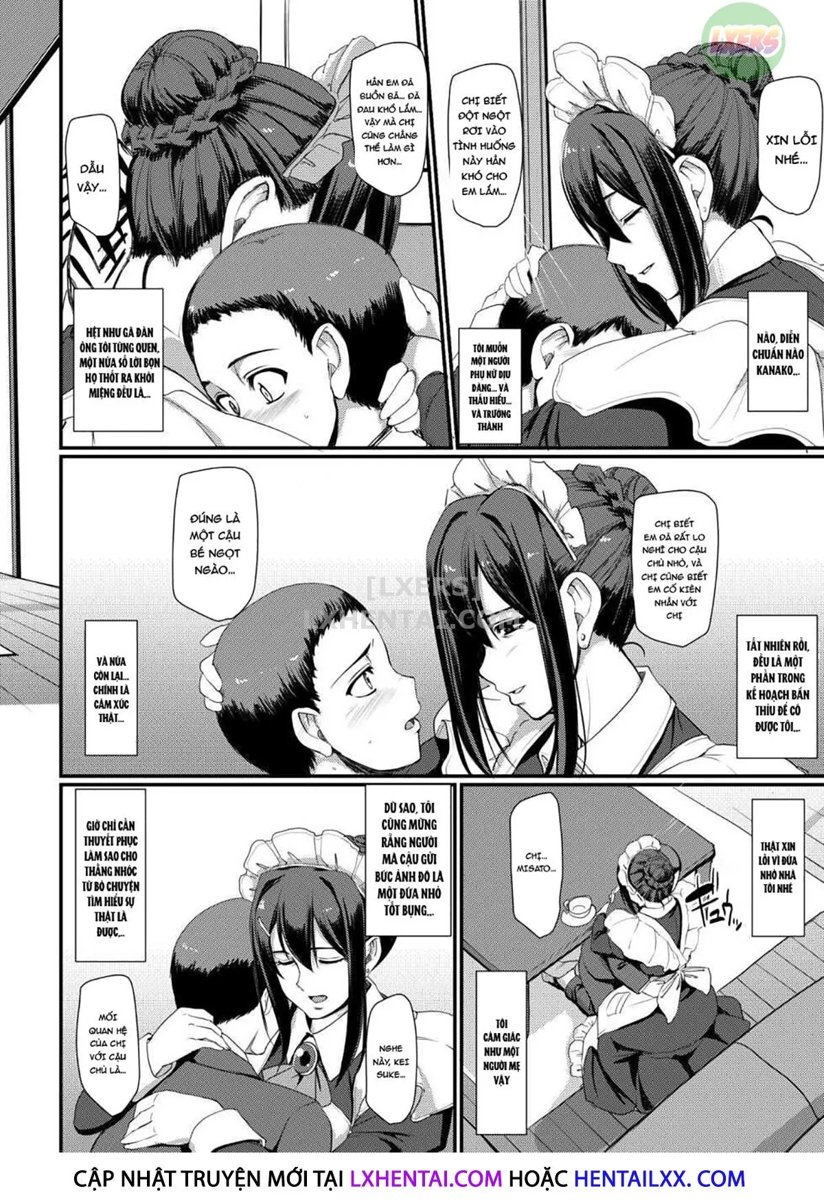 HentaiVN.net - Ảnh 29 - Maid no Oshigoto [Maid's Work] - Chap 4