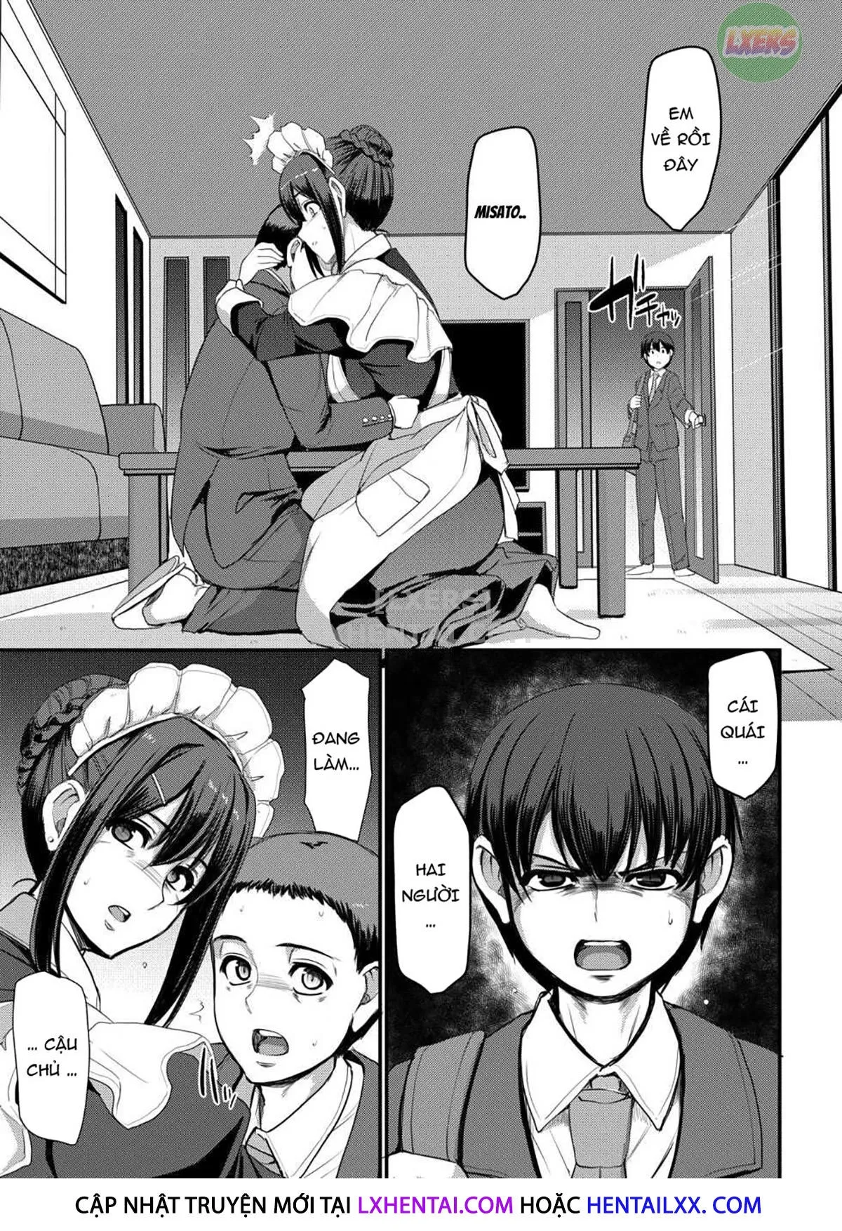 HentaiVN.net - Ảnh 30 - Maid no Oshigoto [Maid's Work] - Chap 4