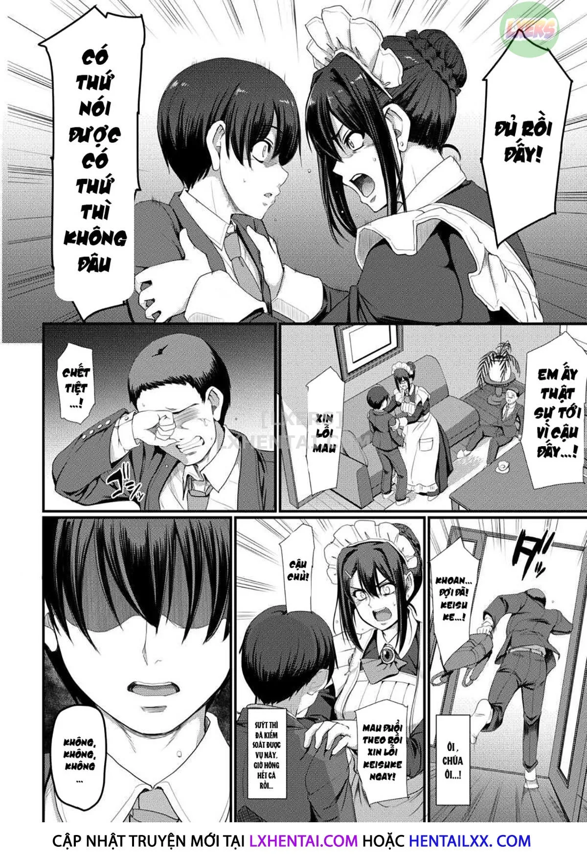 HentaiVN.net - Ảnh 33 - Maid no Oshigoto [Maid's Work] - Chap 4