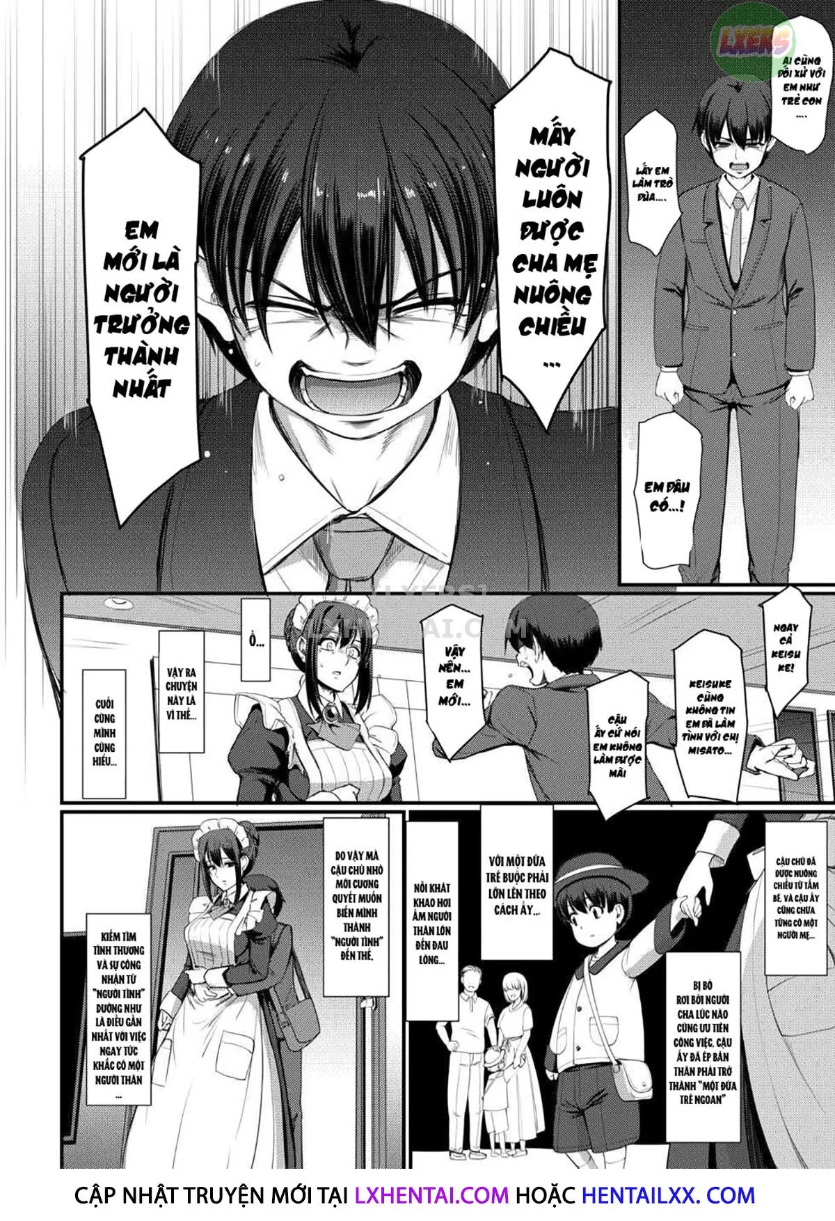 HentaiVN.net - Ảnh 35 - Maid no Oshigoto [Maid's Work] - Chap 4