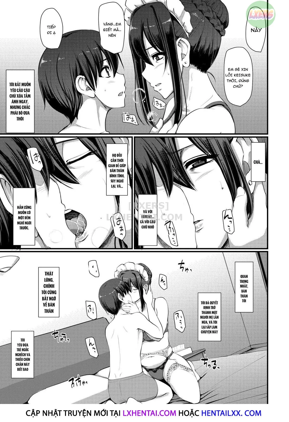 HentaiVN.net - Ảnh 44 - Maid no Oshigoto [Maid's Work] - Chap 4