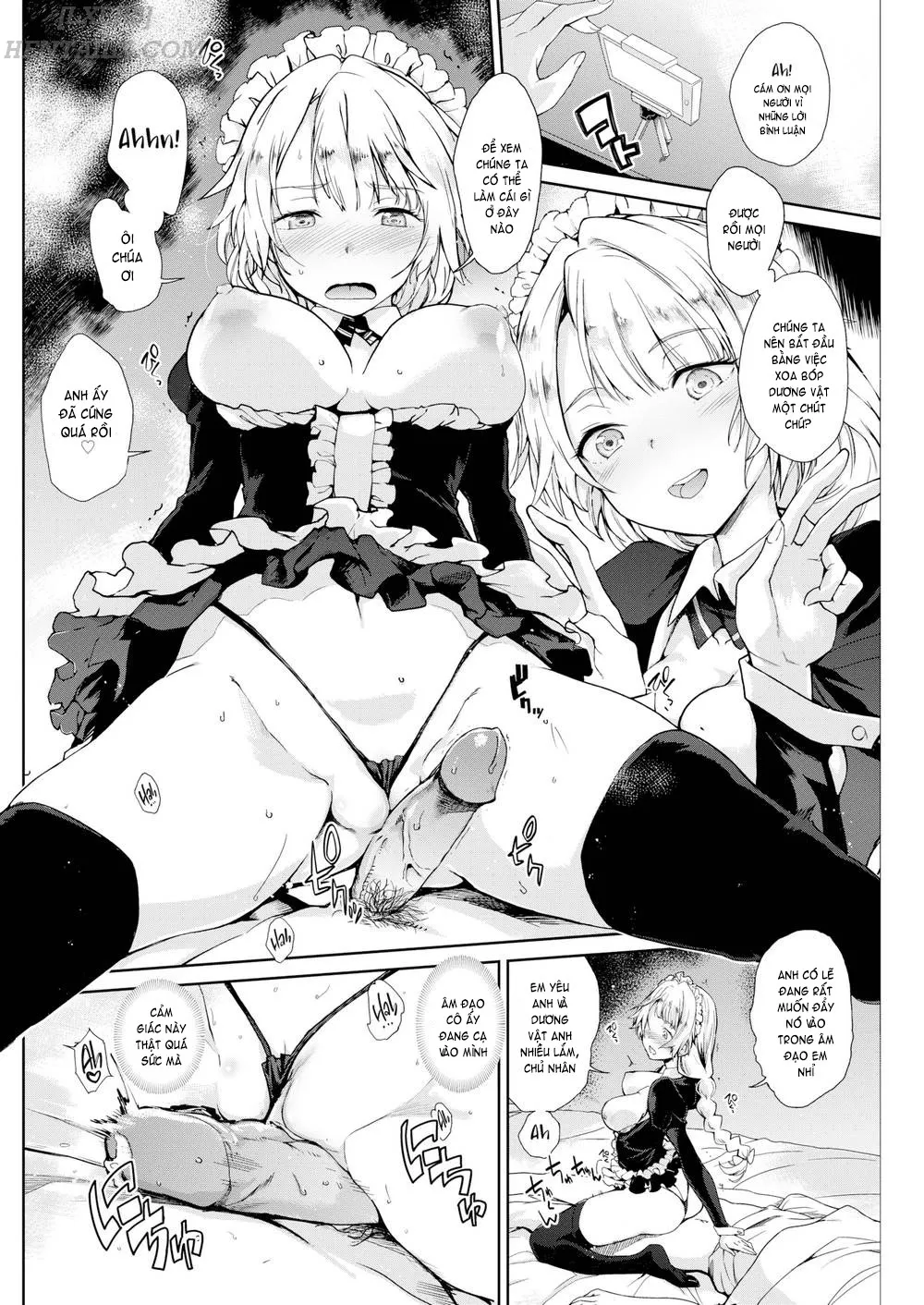 HentaiVN.net - Ảnh 10 - Mienai Tokoro De [Looking Forward To...; Being in Japan Makes Chris Naughty; Being Spoiled is Okay; Below the Surface; Sudden Girlfriend; Cherry Picking; Girlfriend Switch; Boyfriend Switch] - Chap 2: Being in Japan Makes Chris Naughty