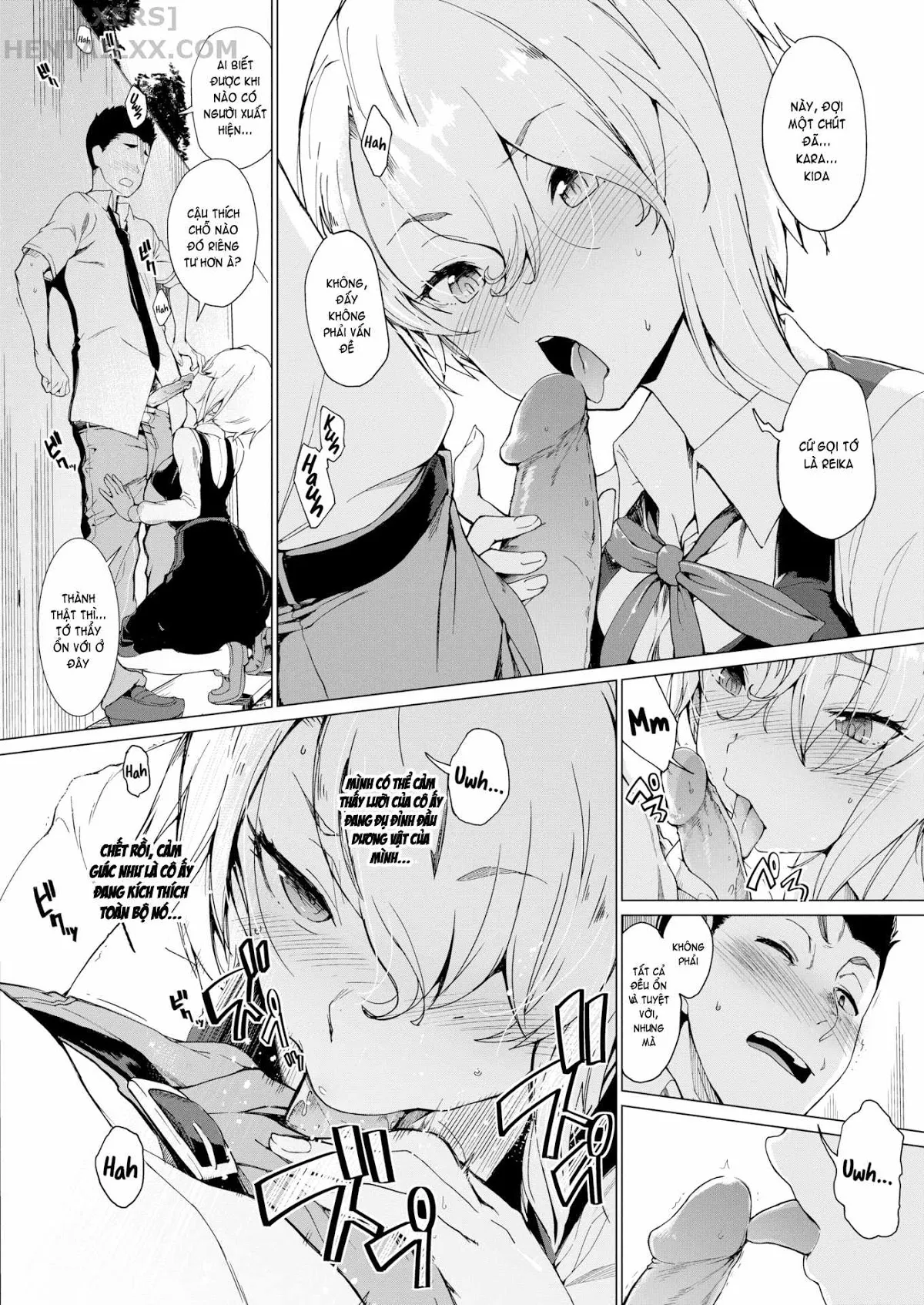 HentaiVN.net - Ảnh 8 - Mienai Tokoro De [Looking Forward To...; Being in Japan Makes Chris Naughty; Being Spoiled is Okay; Below the Surface; Sudden Girlfriend; Cherry Picking; Girlfriend Switch; Boyfriend Switch] - Chap 7: Cherry Picking