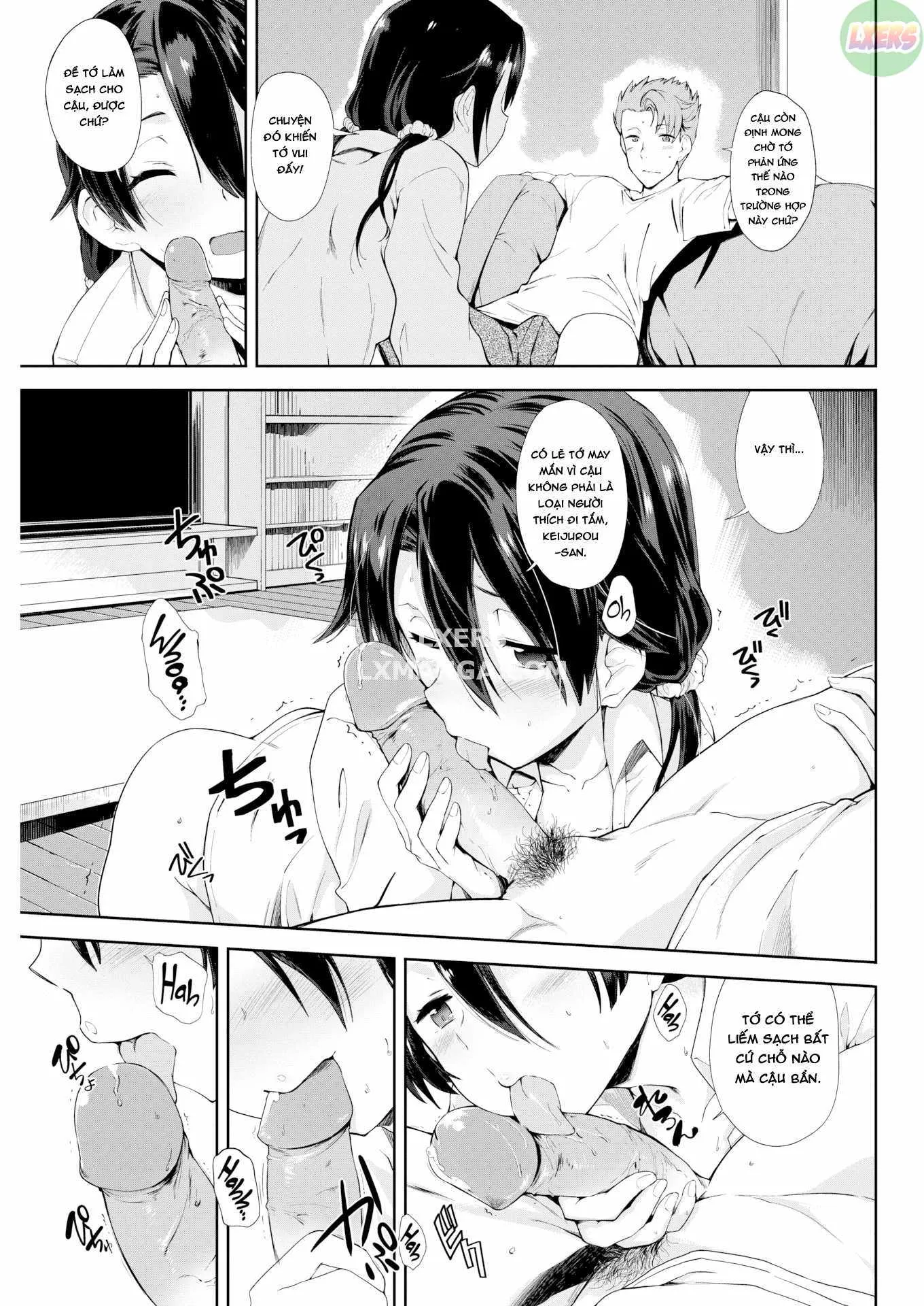 HentaiVN.net - Ảnh 10 - Mienai Tokoro De [Looking Forward To...; Being in Japan Makes Chris Naughty; Being Spoiled is Okay; Below the Surface; Sudden Girlfriend; Cherry Picking; Girlfriend Switch; Boyfriend Switch] - Chap 8: Commensal Symbiosis
