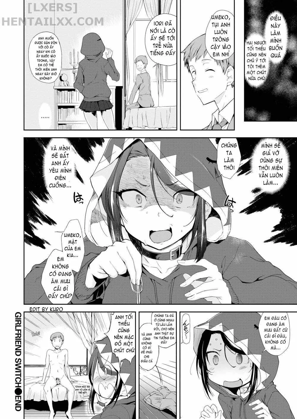 HentaiVN.net - Ảnh 23 - Mienai Tokoro De [Looking Forward To...; Being in Japan Makes Chris Naughty; Being Spoiled is Okay; Below the Surface; Sudden Girlfriend; Cherry Picking; Girlfriend Switch; Boyfriend Switch] - Chap 9: Girlfriend Switch