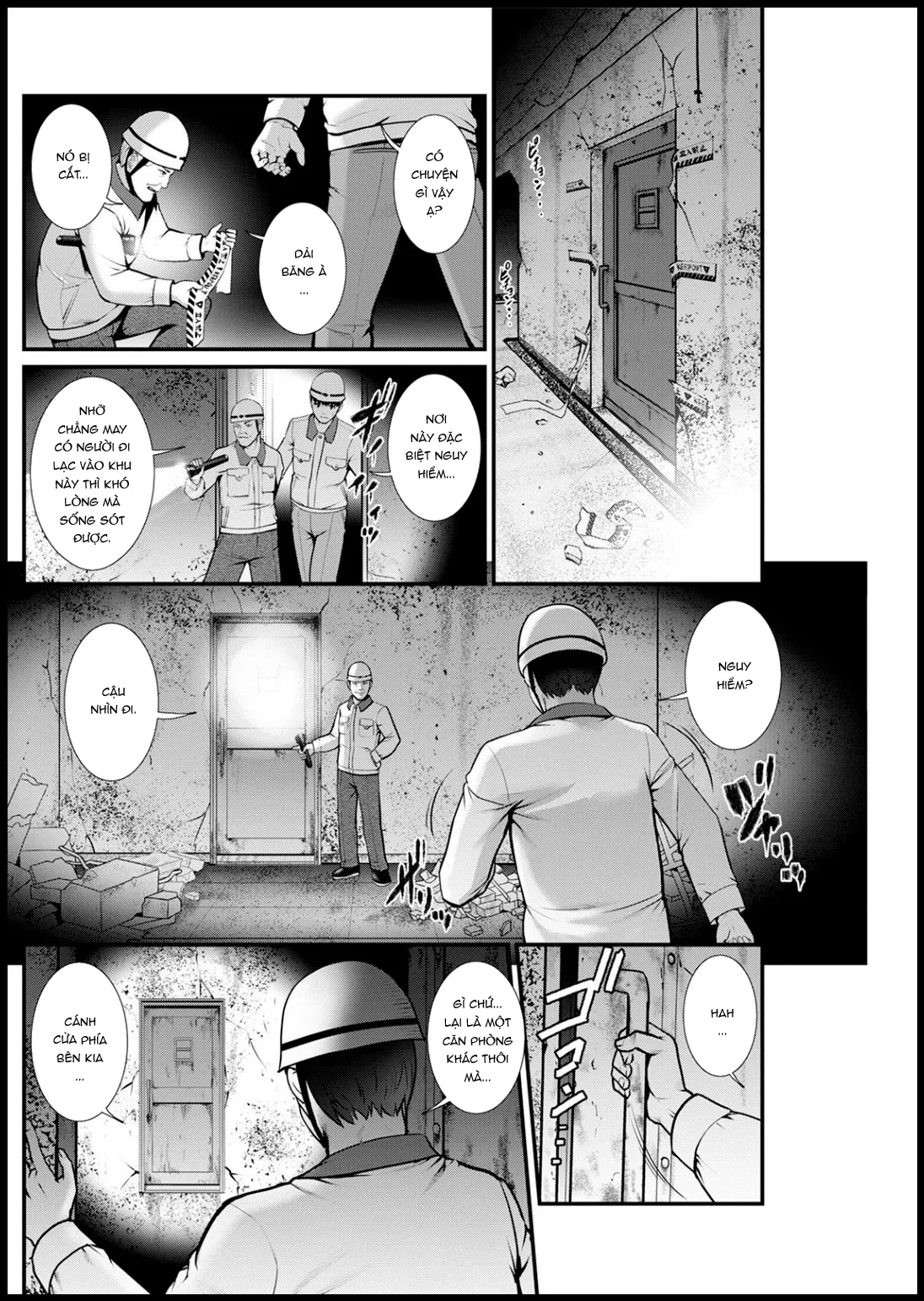 HentaiVN.net - Ảnh 10 - Tuần trăng mật dưới địa đạo 30m [Chika 30m no Mitsugetsu o... | Honeymoon at 30 meters underground] - Tập 10 - Phần 2 - Phát hiện