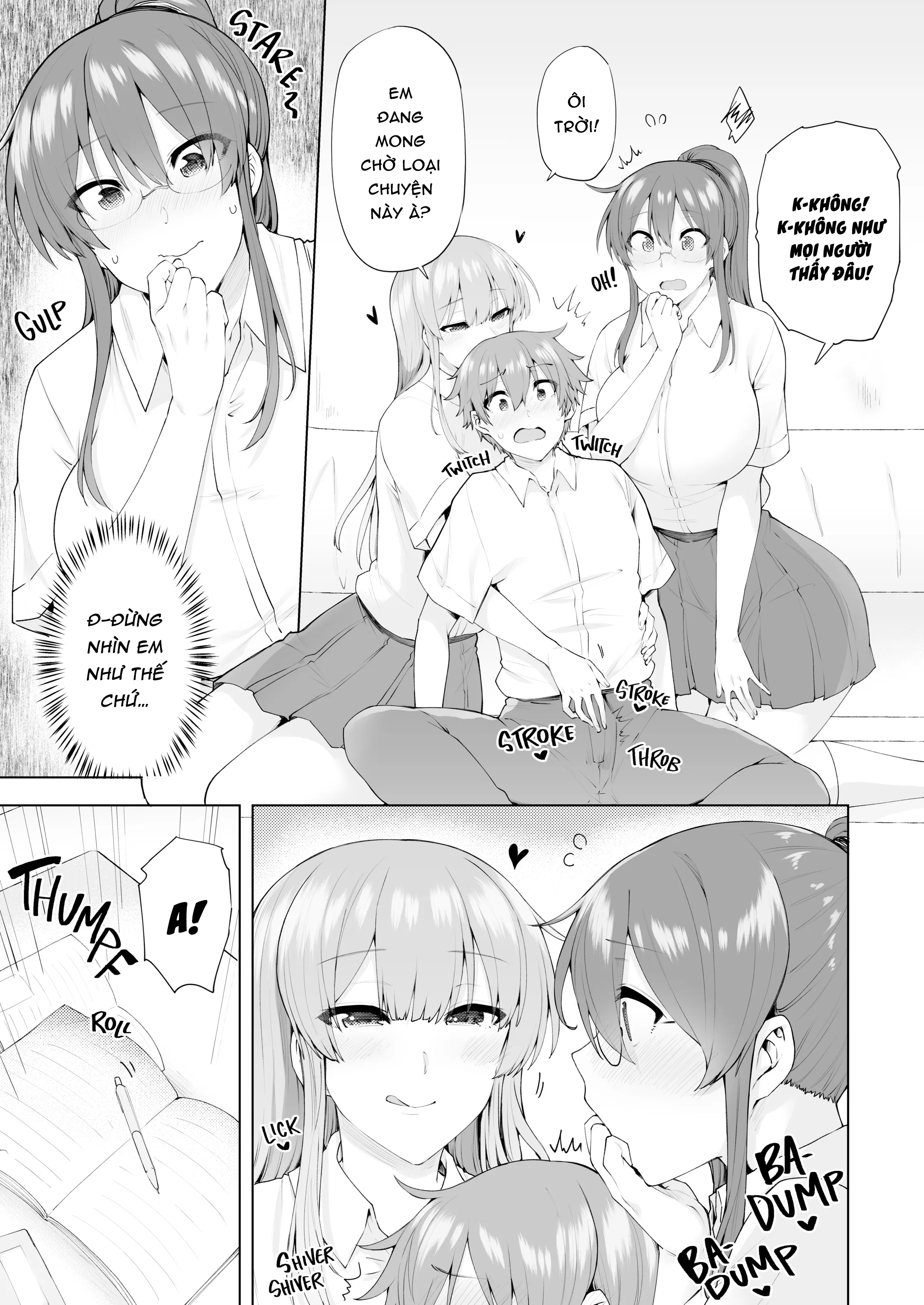 HentaiVN.net - Ảnh 10 - Trận Bóng Chuyền Không Cân Sức [3vs1 volleyball match] - Chap 3.1