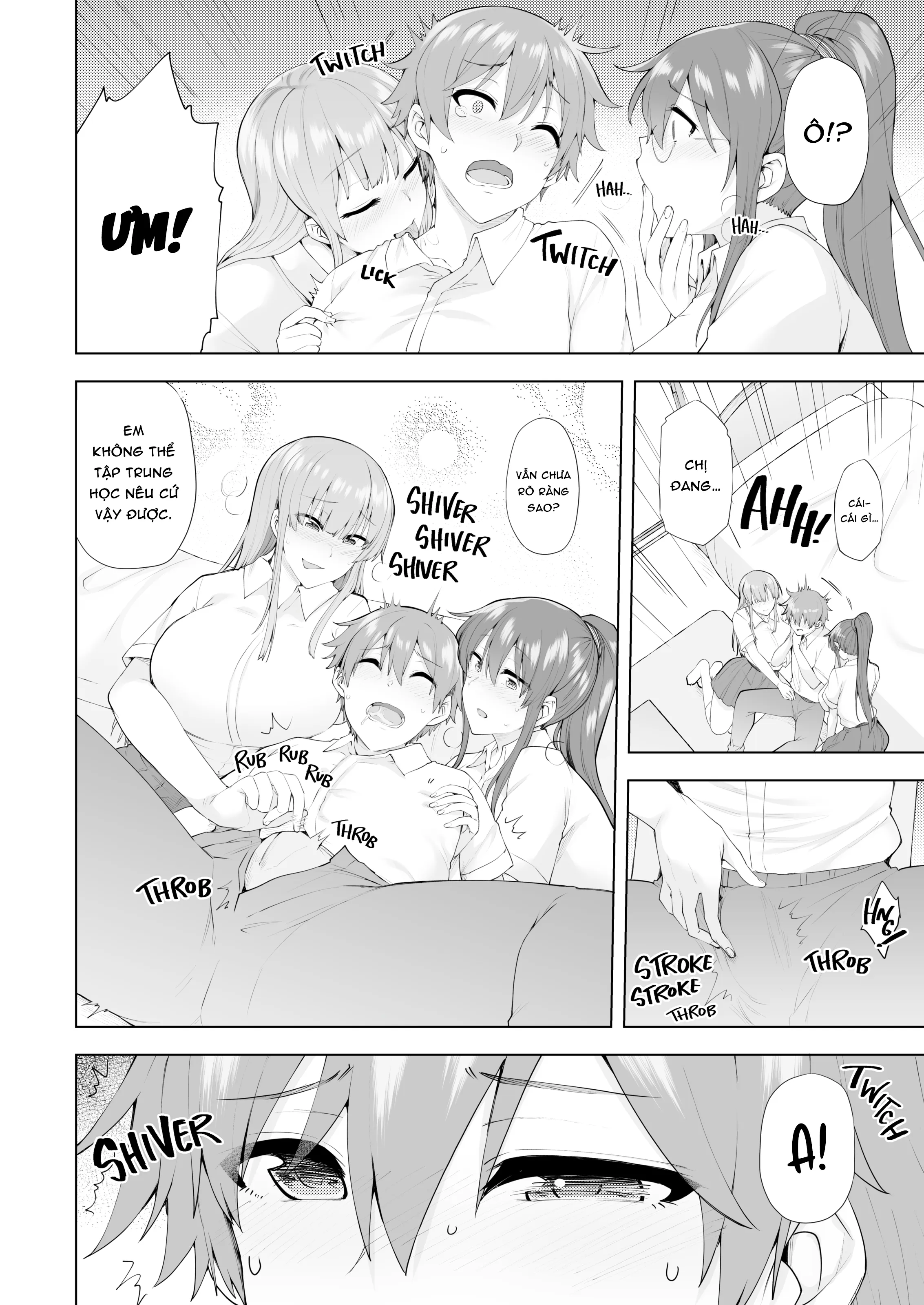 HentaiVN.net - Ảnh 11 - Trận Bóng Chuyền Không Cân Sức [3vs1 volleyball match] - Chap 3.1
