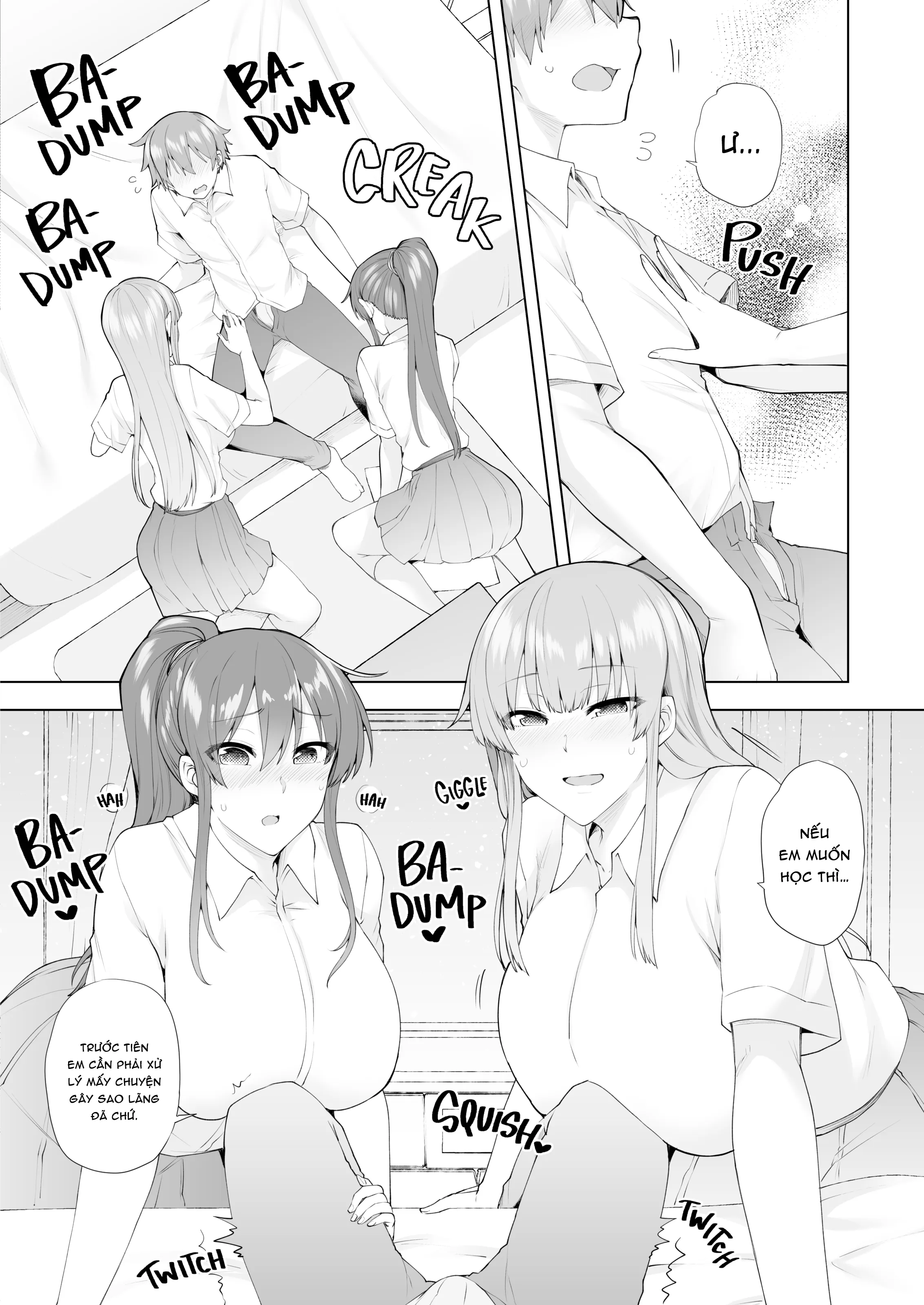 HentaiVN.net - Ảnh 12 - Trận Bóng Chuyền Không Cân Sức [3vs1 volleyball match] - Chap 3.1