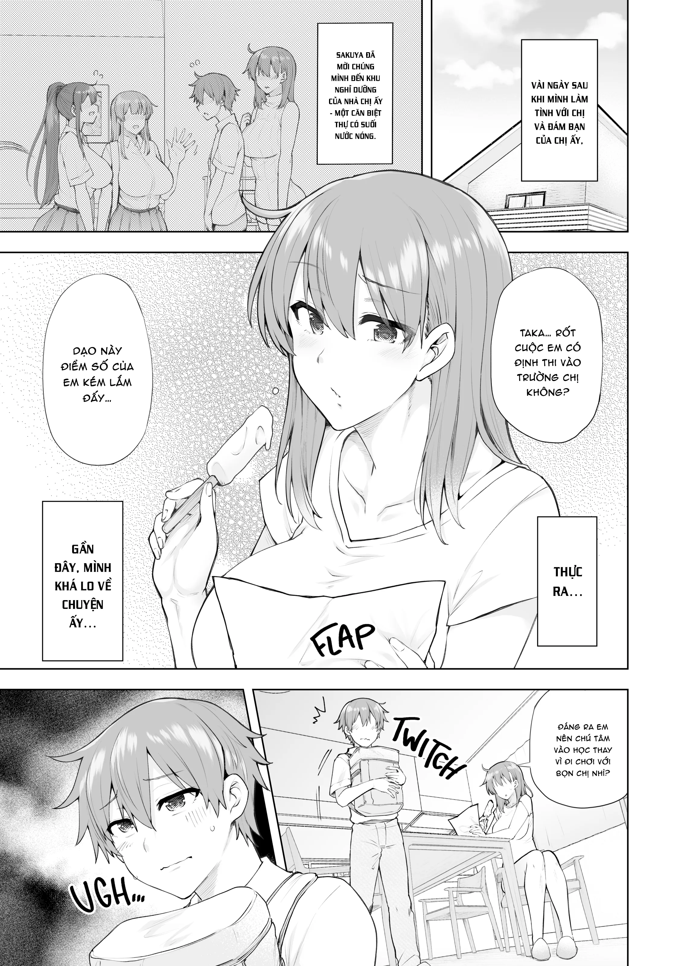 HentaiVN.net - Ảnh 4 - Trận Bóng Chuyền Không Cân Sức [3vs1 volleyball match] - Chap 3.1
