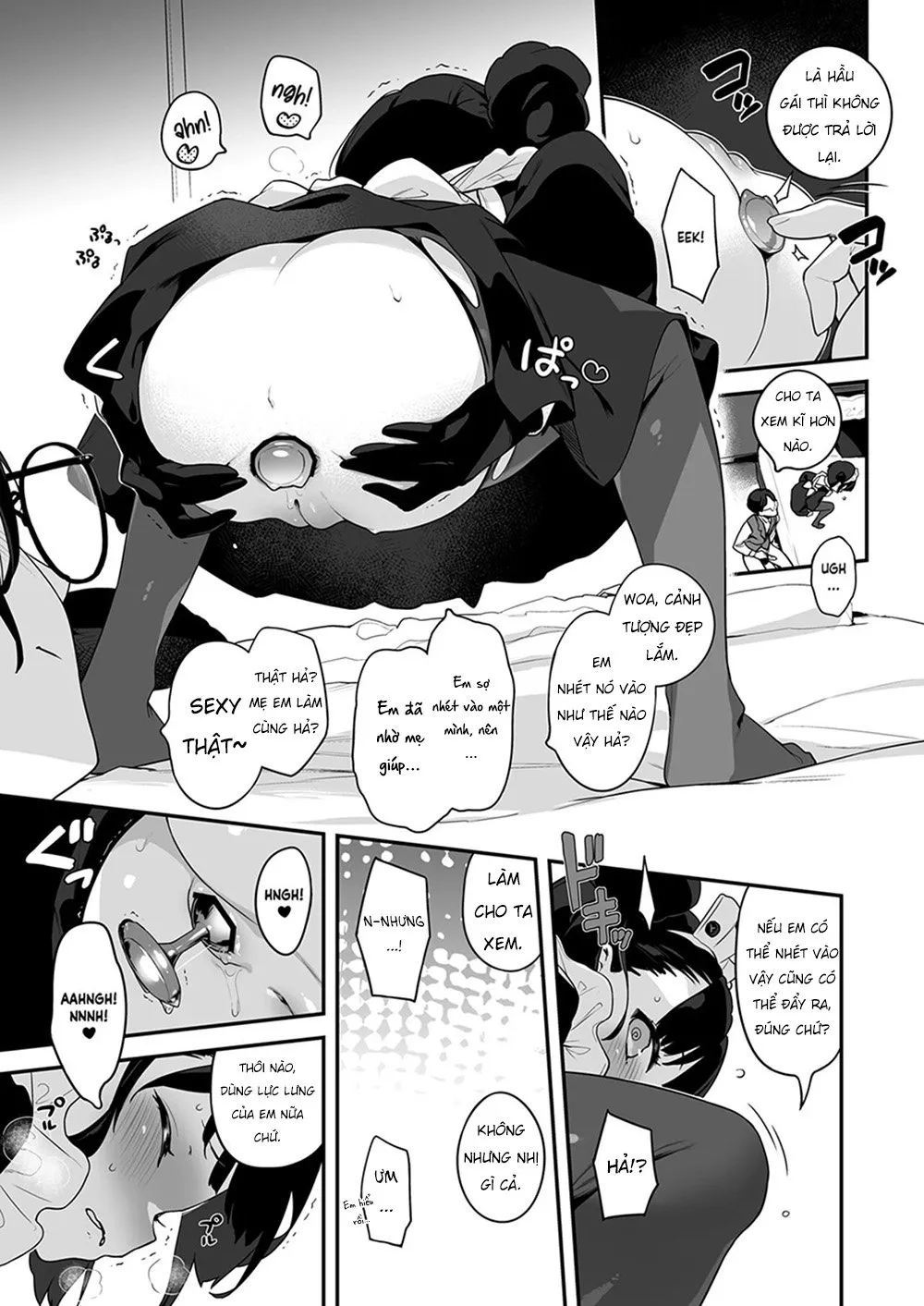 HentaiVN.net - Ảnh 14 - Komomo là bồn chứa tinh chỉ dành riêng cho chủ nhân của em ấy [Komomo wa Goshujinsama Senyo no Ryoana Nikubenki Loli Maid; Komomo is a Loli Maid Cum Dump With All Holes Only for Her Master] - Oneshot