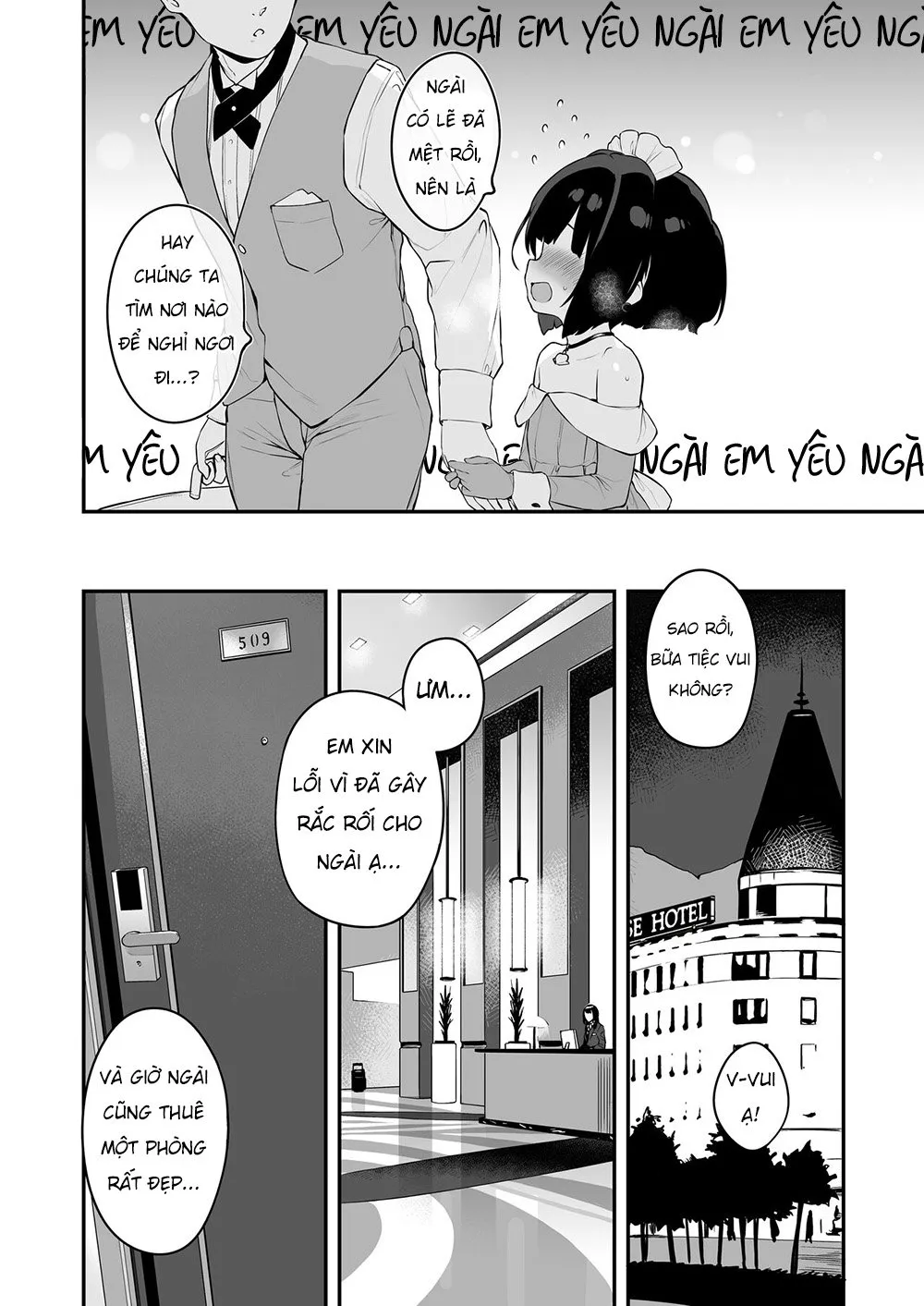 HentaiVN.net - Ảnh 37 - Komomo là bồn chứa tinh chỉ dành riêng cho chủ nhân của em ấy [Komomo wa Goshujinsama Senyo no Ryoana Nikubenki Loli Maid; Komomo is a Loli Maid Cum Dump With All Holes Only for Her Master] - Oneshot