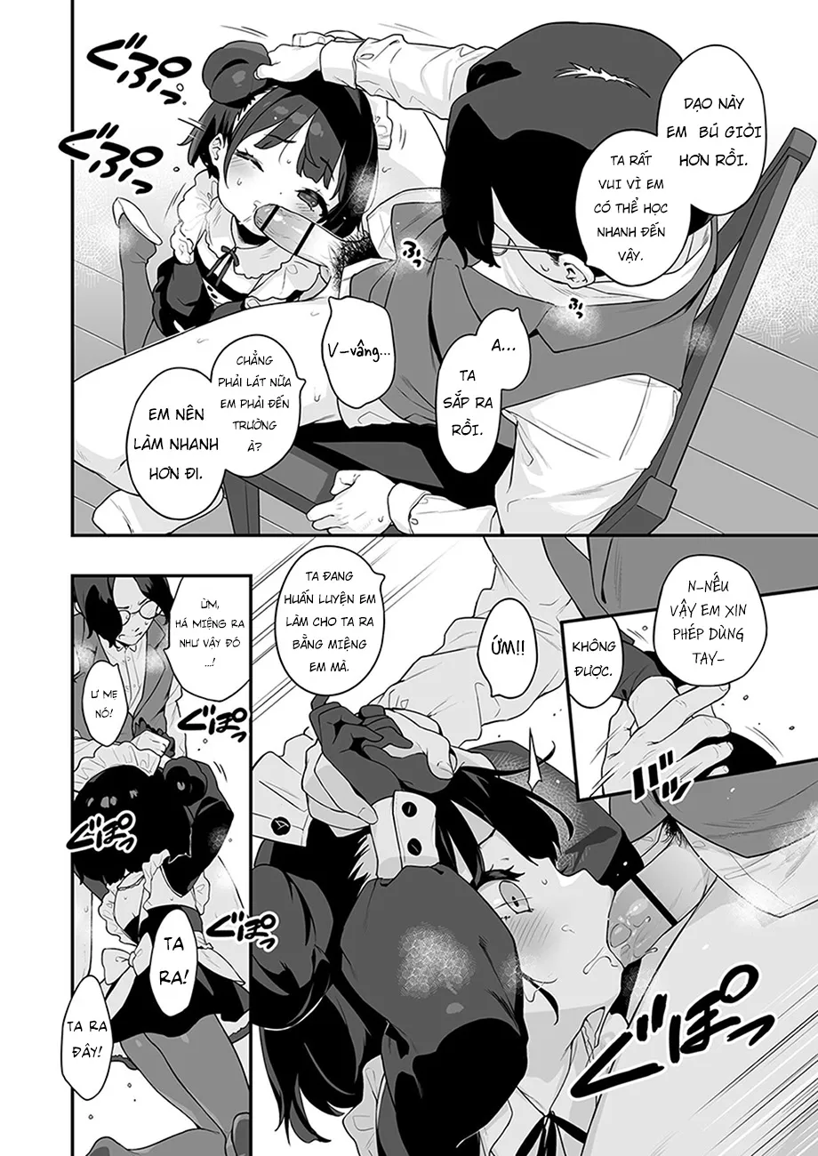 HentaiVN.net - Ảnh 5 - Komomo là bồn chứa tinh chỉ dành riêng cho chủ nhân của em ấy [Komomo wa Goshujinsama Senyo no Ryoana Nikubenki Loli Maid; Komomo is a Loli Maid Cum Dump With All Holes Only for Her Master] - Oneshot