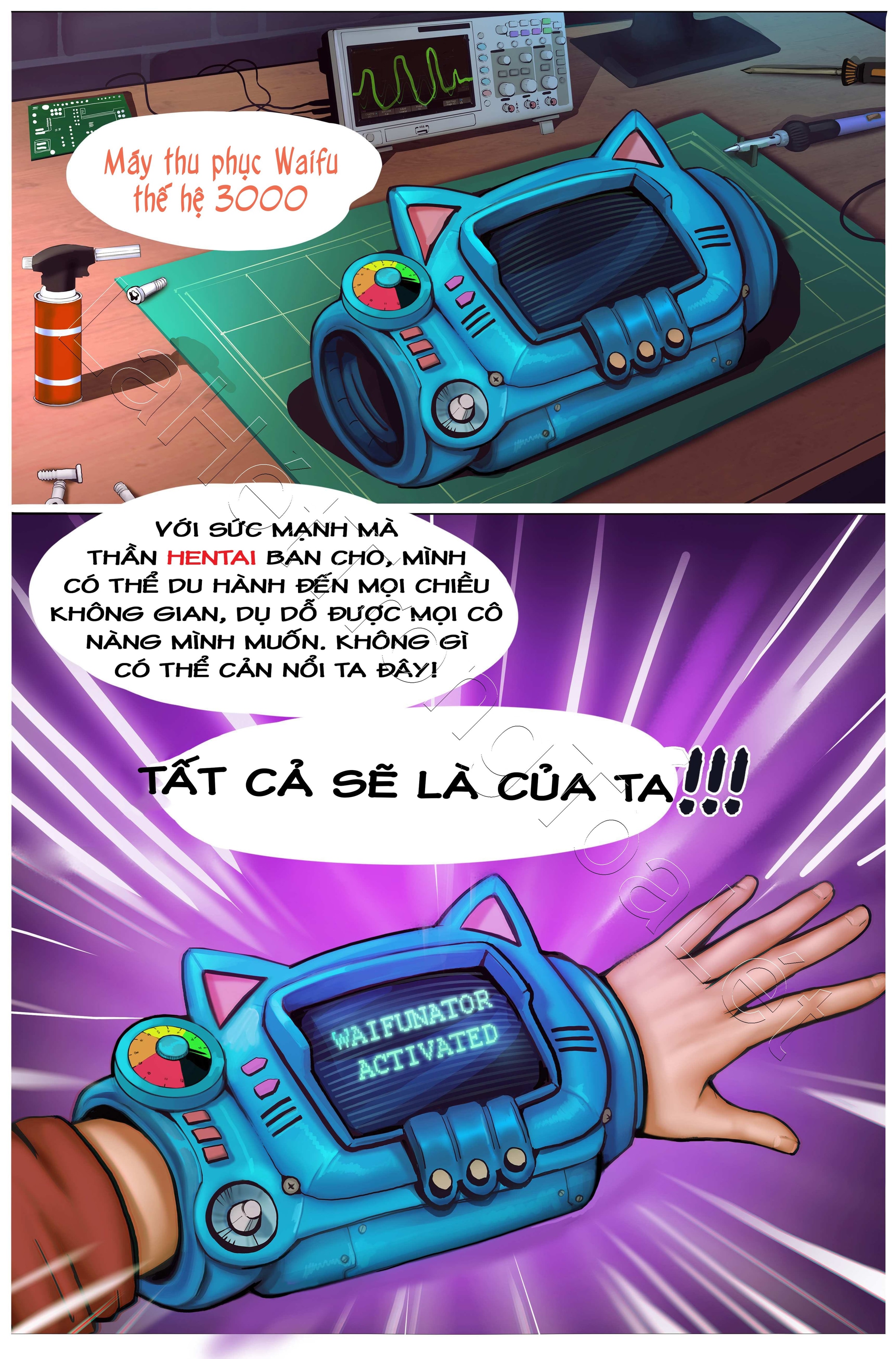 HentaiVN.net - Ảnh 4 - Máy thu phục Waifu [Waifunator] - Tập 1- Gwen