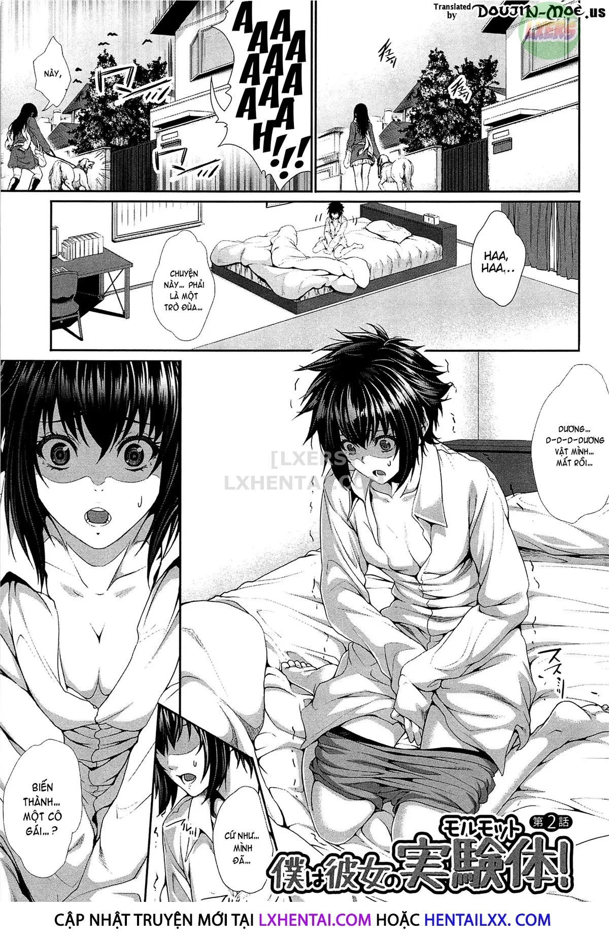 HentaiVN.net - Ảnh 5 - Boku wa Kanojo no Marmot! [I'm Her Guinea Pig] - Chap 2