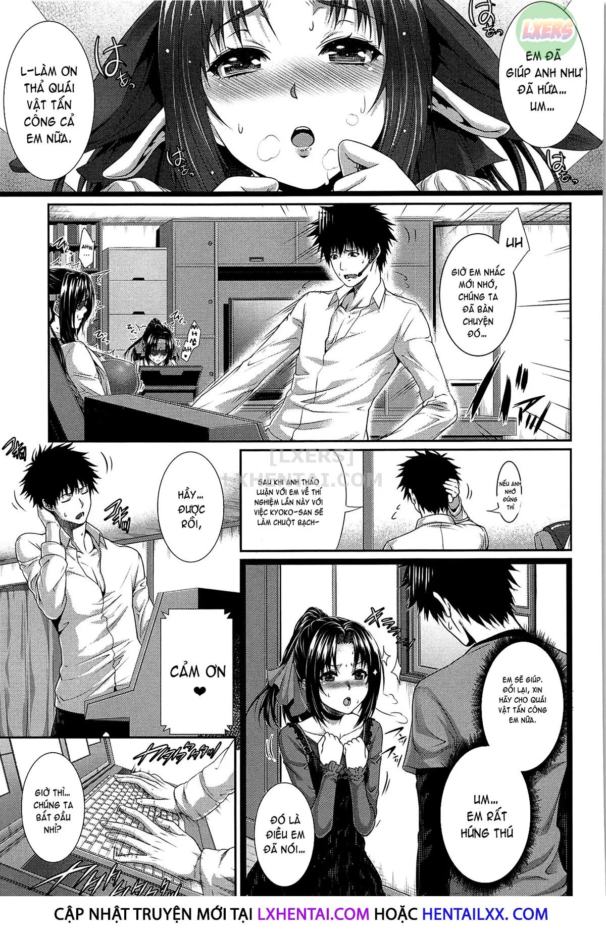 HentaiVN.net - Ảnh 15 - Boku wa Kanojo no Marmot! [I'm Her Guinea Pig] - Chap 4