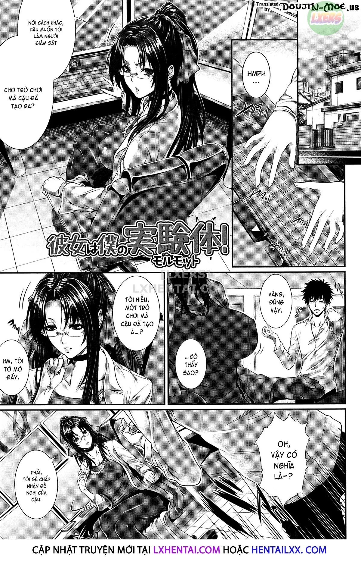 HentaiVN.net - Ảnh 5 - Boku wa Kanojo no Marmot! [I'm Her Guinea Pig] - Chap 4