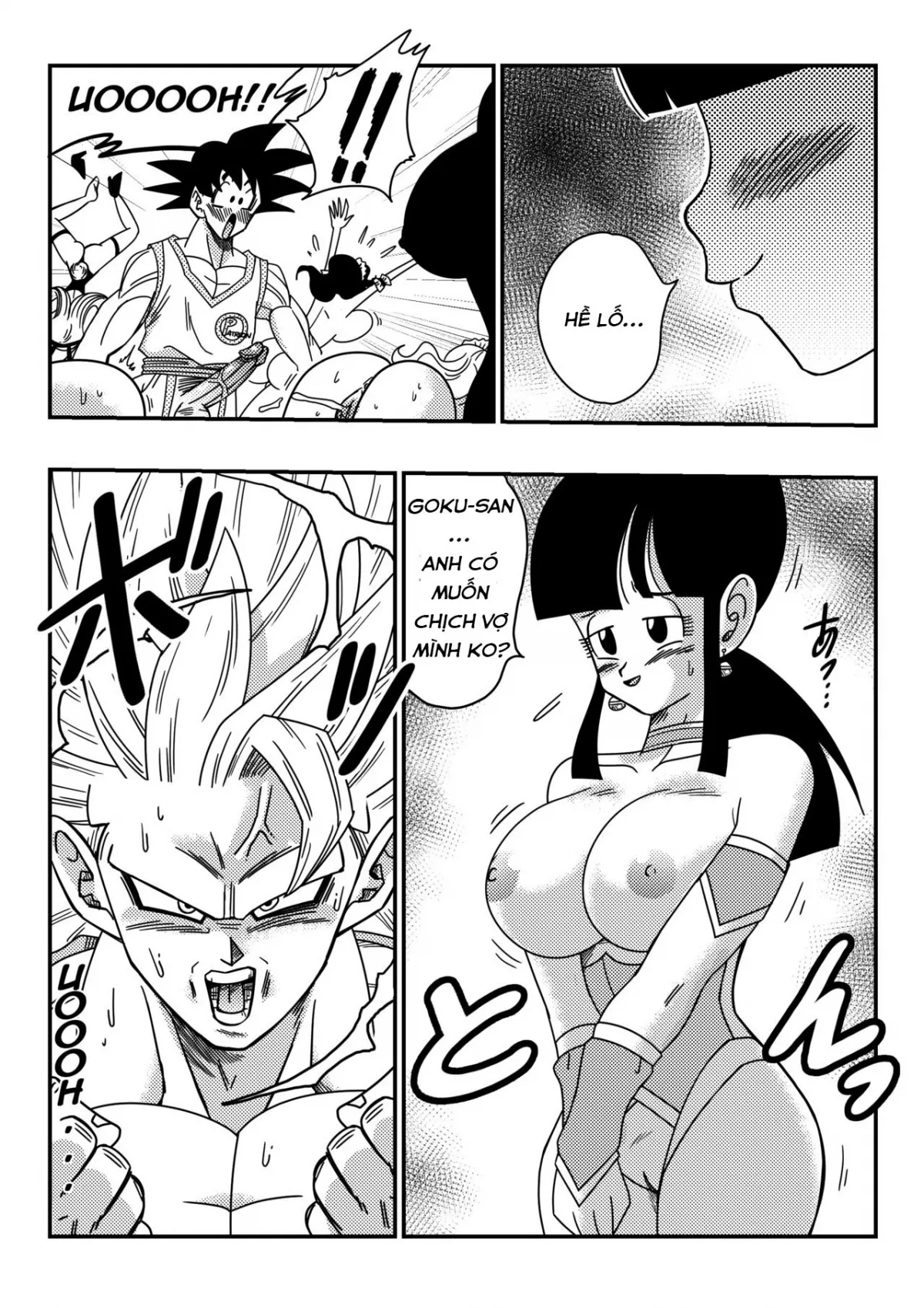 HentaiVN.net - Ảnh 13 - Buổi Thác Loạn Cùng Son Goku [Dragon Ball, One Piece, Fairy Tail, etc. DOUJINSHI Special] - Oneshot