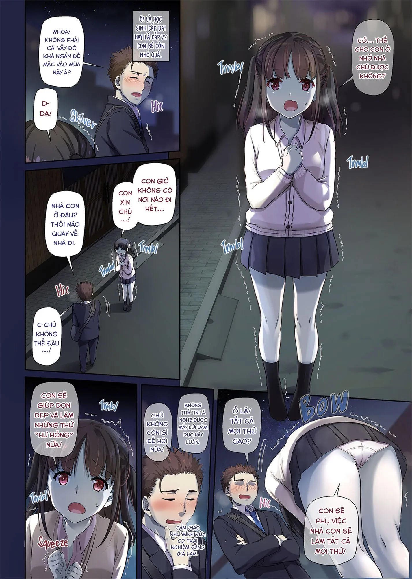 HentaiVN.net - Ảnh 3 - Ở Chung Với Gái Bỏ Nhà Đi Bụi [Living Together with a Runaway Girl DLO-11 ; Wakeari Shoujo to Dousei Seikatsu DLO-11] - Chap 1