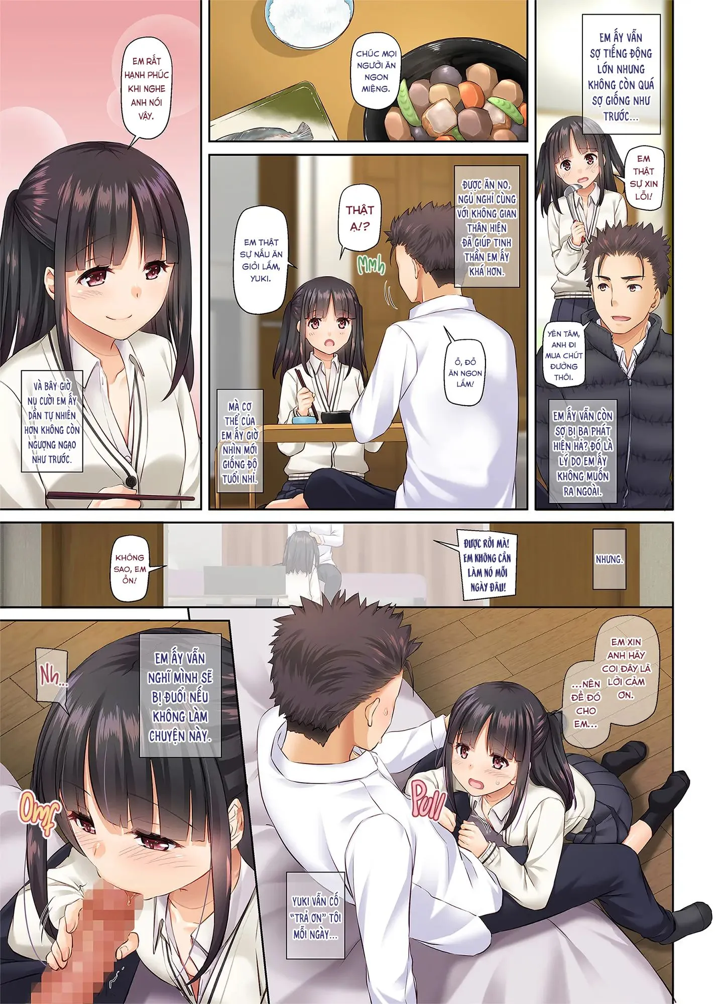 HentaiVN.net - Ảnh 3 - Ở Chung Với Gái Bỏ Nhà Đi Bụi [Living Together with a Runaway Girl DLO-11 ; Wakeari Shoujo to Dousei Seikatsu DLO-11] - Chap 2