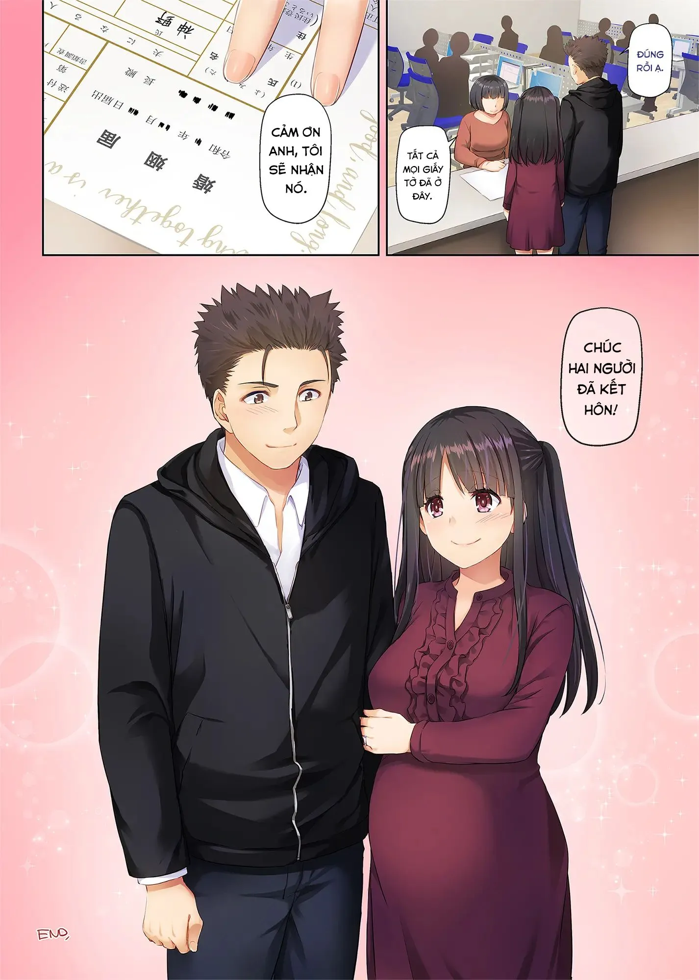 HentaiVN.net - Ảnh 26 - Ở Chung Với Gái Bỏ Nhà Đi Bụi [Living Together with a Runaway Girl DLO-11 ; Wakeari Shoujo to Dousei Seikatsu DLO-11] - End Game