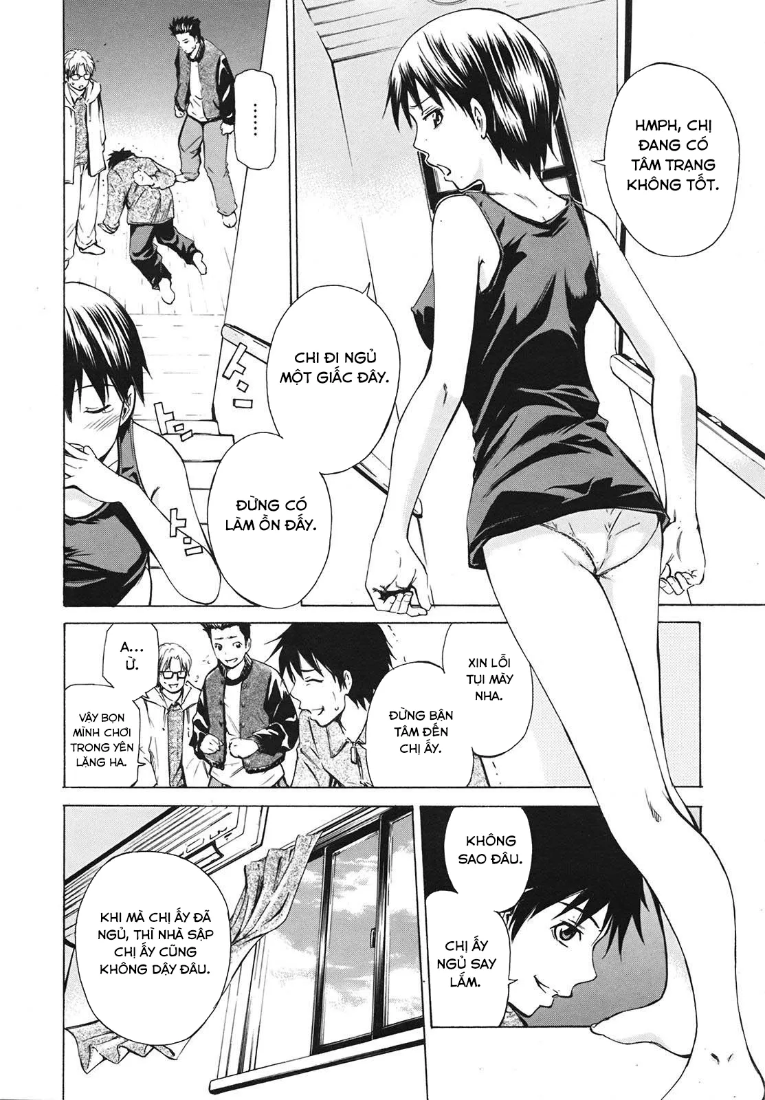 HentaiVN.net - Ảnh 5 - Hiếp bà chị thằng bạn lúc đang ngủ [Sleeping sister] - Oneshot