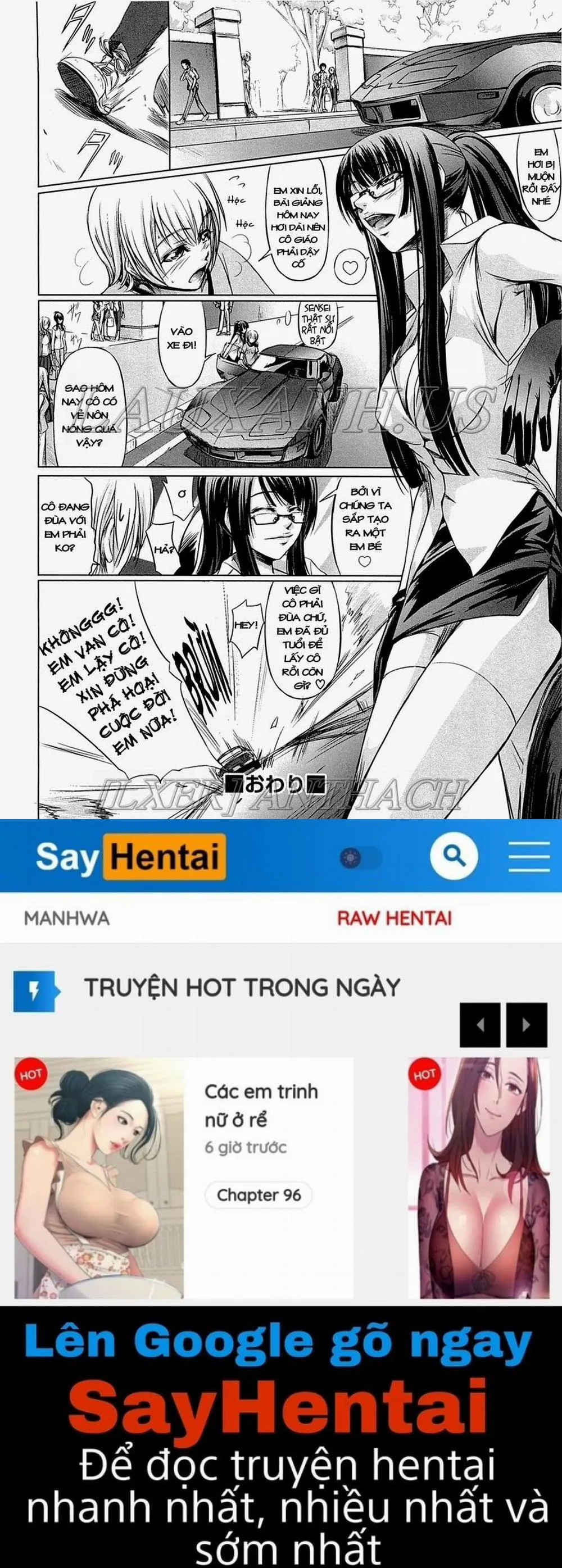 HentaiVN.net - Ảnh 22 - Onna Kyoushi no Renai Jijo - Chương 2