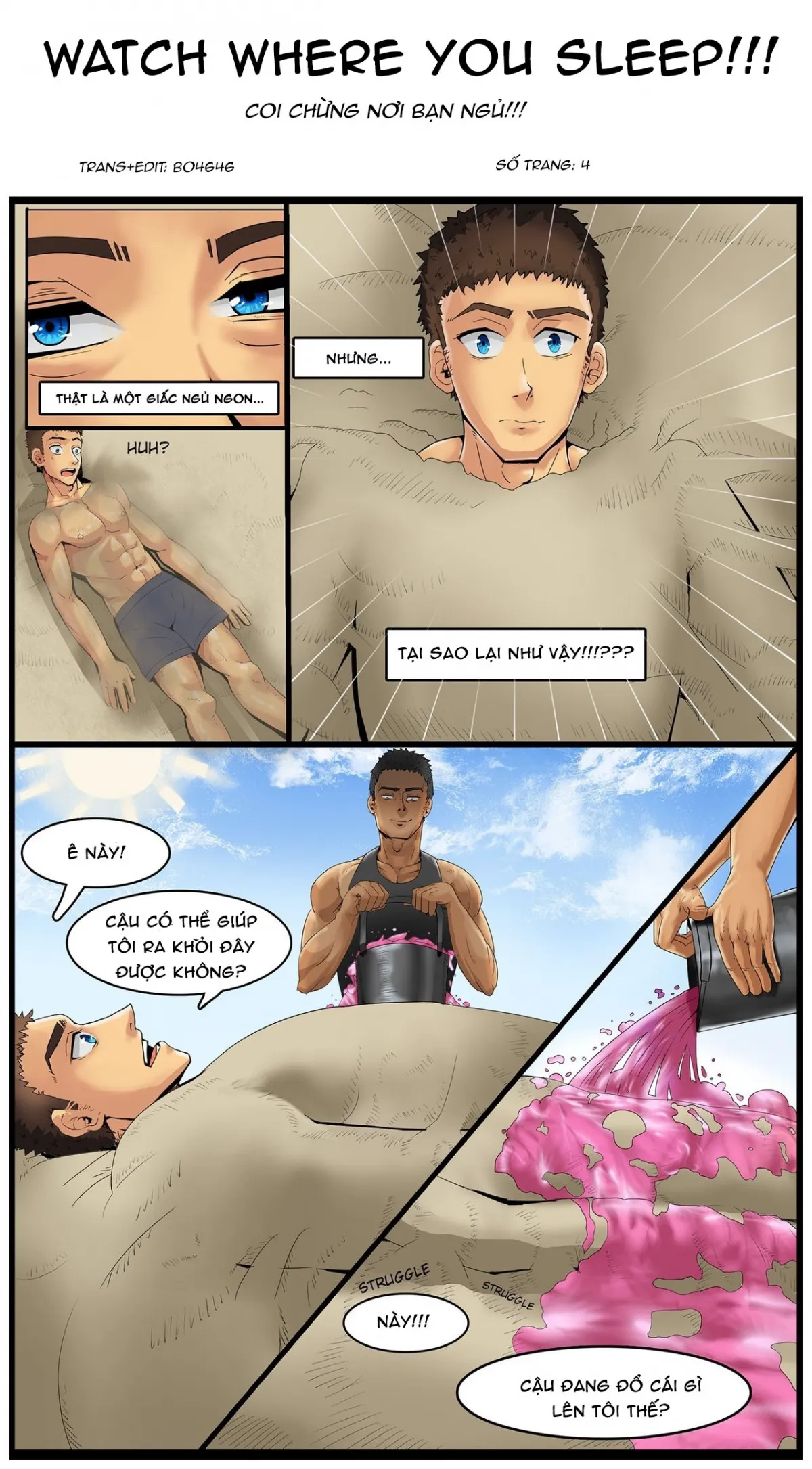 HentaiVN.net - Ảnh 3 - Watch Where You Sleep! - Oneshot