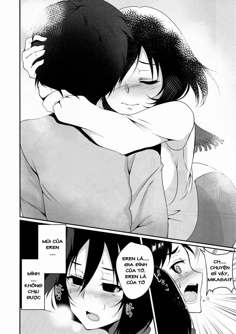 HentaiVN.net - Ảnh 13 - Eren ga Mikasa ni Osowareru Hon (Attack on Titan, Shingeki no Kyojin) - Oneshot