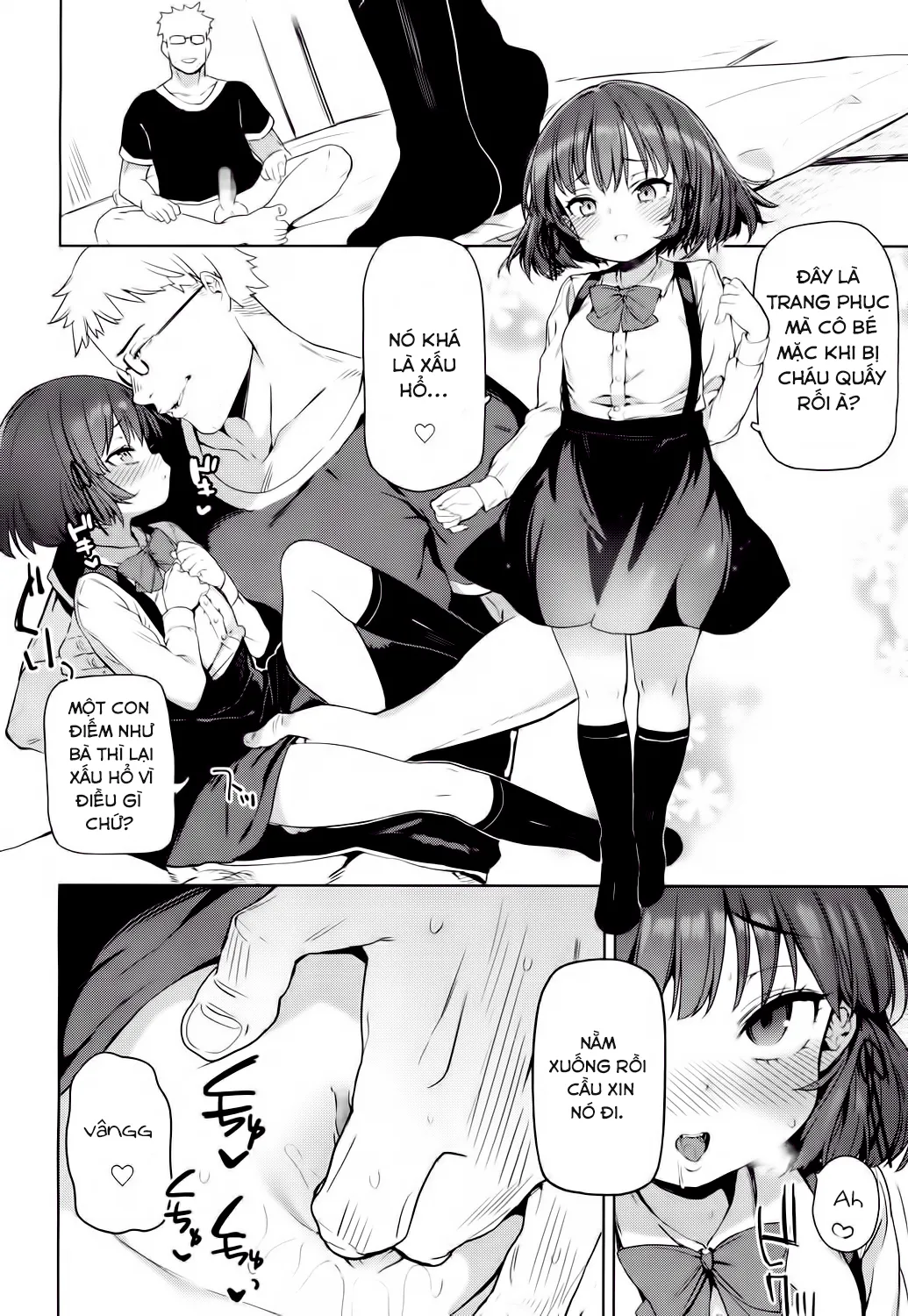 HentaiVN.net - Ảnh 15 - Tôi có thể làm bất cứ thứ gì với bé loli mà không sợ bị gông cổ bởi bé ấy là bà tôi! - Oneshot