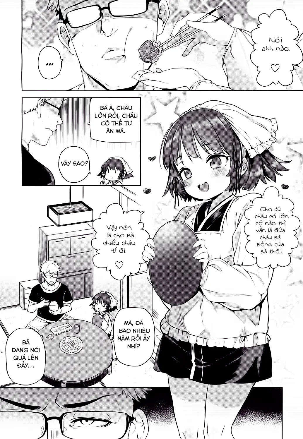 HentaiVN.net - Ảnh 3 - Tôi có thể làm bất cứ thứ gì với bé loli mà không sợ bị gông cổ bởi bé ấy là bà tôi! - Oneshot