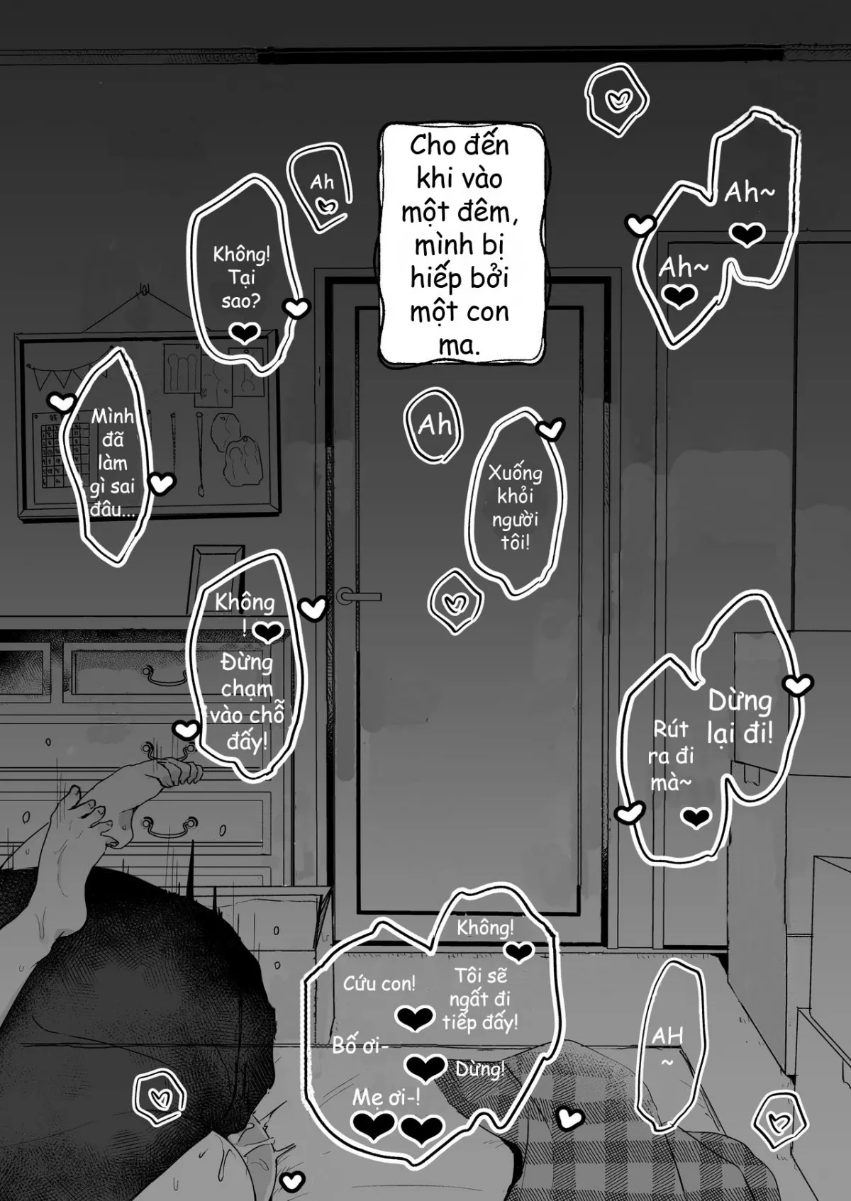 HentaiVN.net - Ảnh 4 - Có một con ma ở trong nhà mình! [Uchi ni wa Yuurei-san ga Imasu; There’s a Presence in My House] - Oneshot