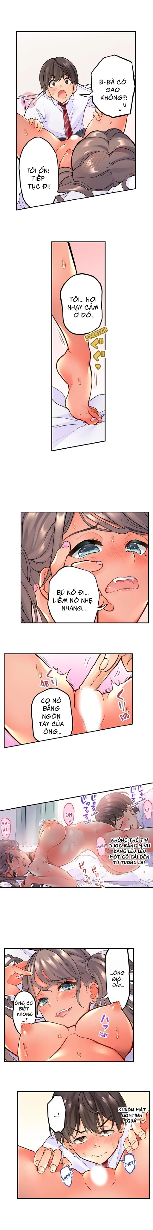 HentaiVN.net - Ảnh 6 - Bạn tôi trở về từ tương lai và mần tôi! [My Friend Came Back From the Future to Fuck Me] - Chap 2