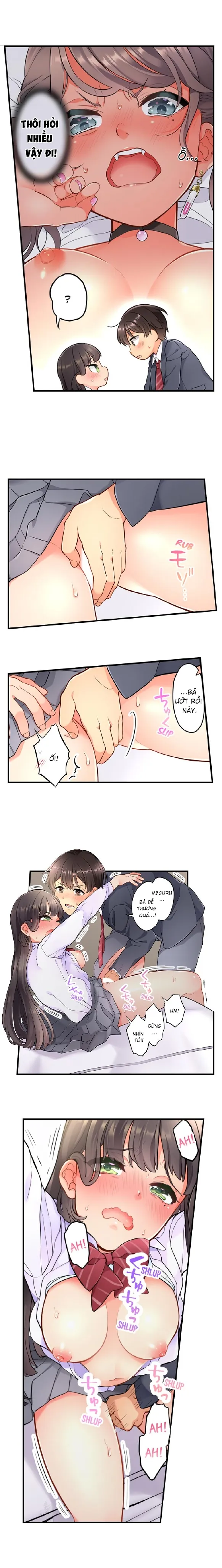 HentaiVN.net - Ảnh 4 - Bạn tôi trở về từ tương lai và mần tôi! [My Friend Came Back From the Future to Fuck Me] - Chap 5: Ôm ấp hiện tại, cắm sừng tương lai!