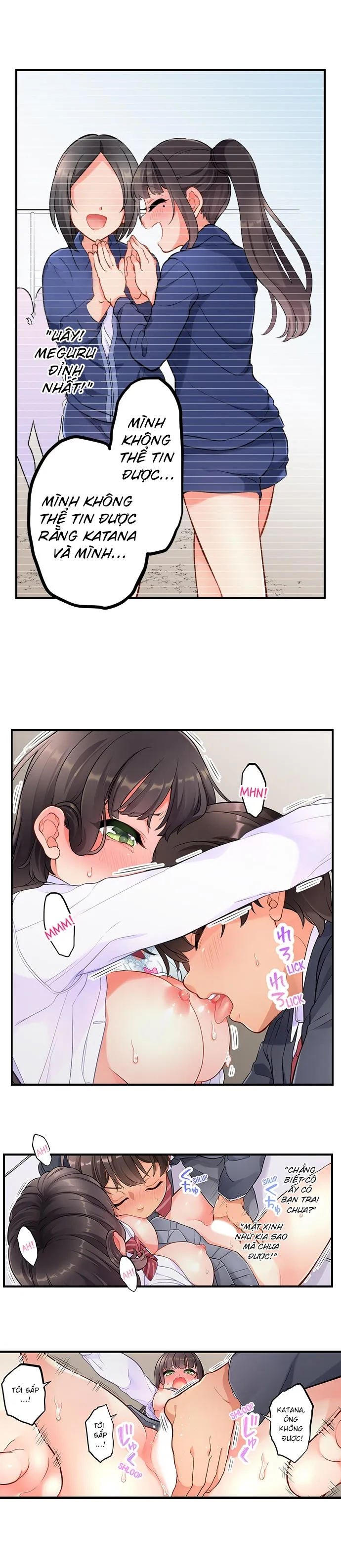 HentaiVN.net - Ảnh 5 - Bạn tôi trở về từ tương lai và mần tôi! [My Friend Came Back From the Future to Fuck Me] - Chap 5: Ôm ấp hiện tại, cắm sừng tương lai!