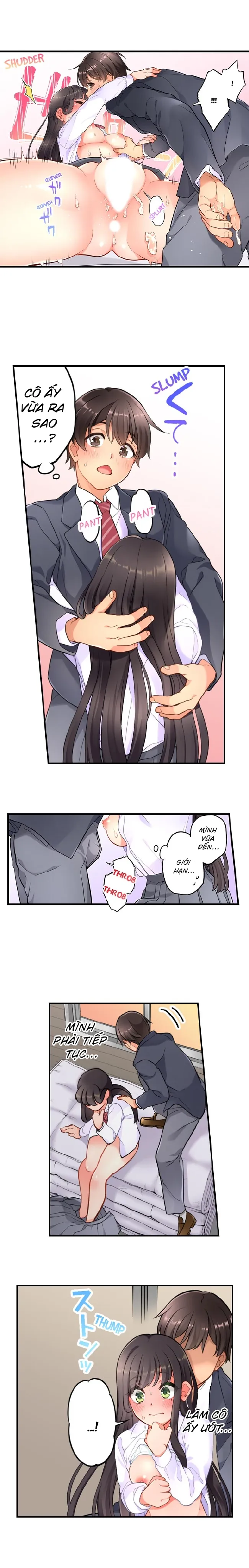 HentaiVN.net - Ảnh 6 - Bạn tôi trở về từ tương lai và mần tôi! [My Friend Came Back From the Future to Fuck Me] - Chap 5: Ôm ấp hiện tại, cắm sừng tương lai!