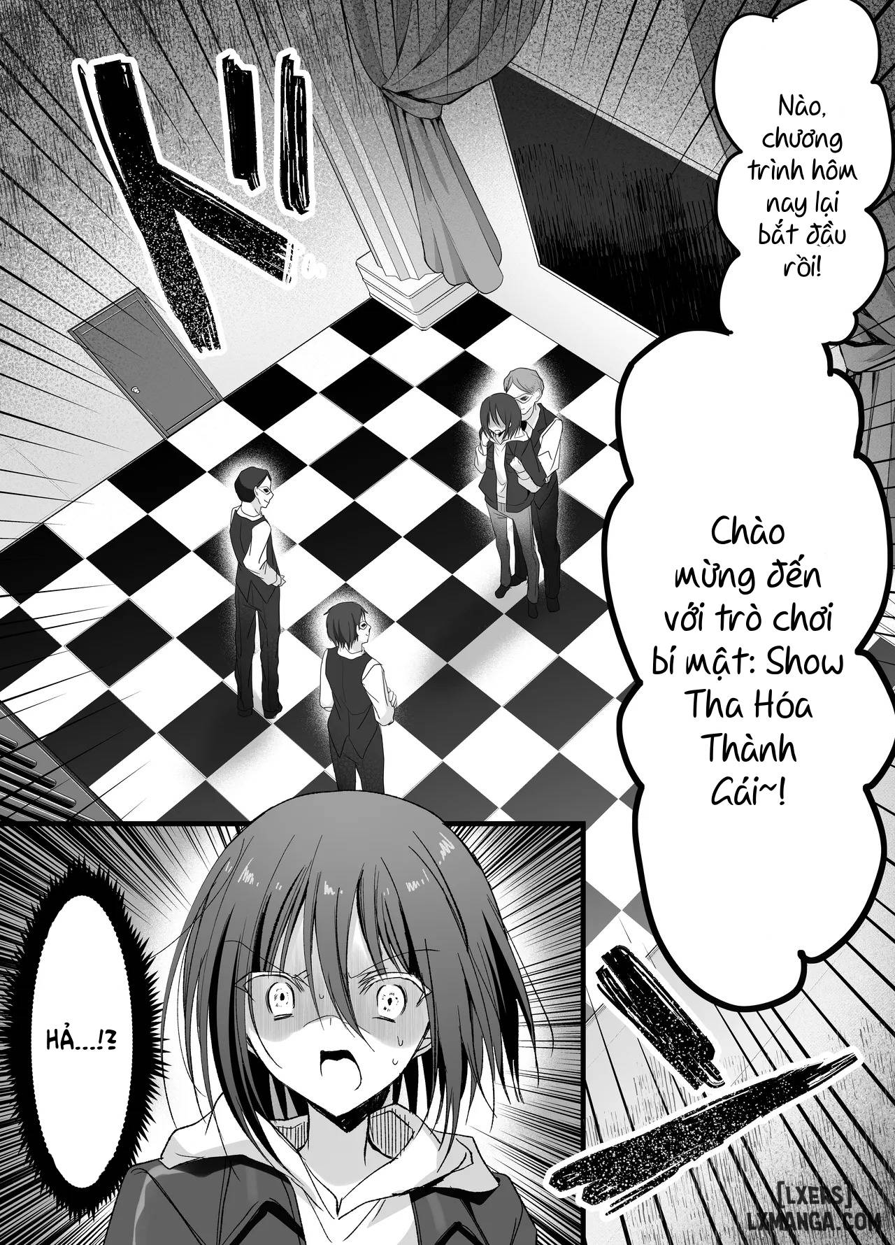 HentaiVN.net - Ảnh 14 - Kanojo no mae de! Mesu-ochi taikyū shō - Oneshot.
