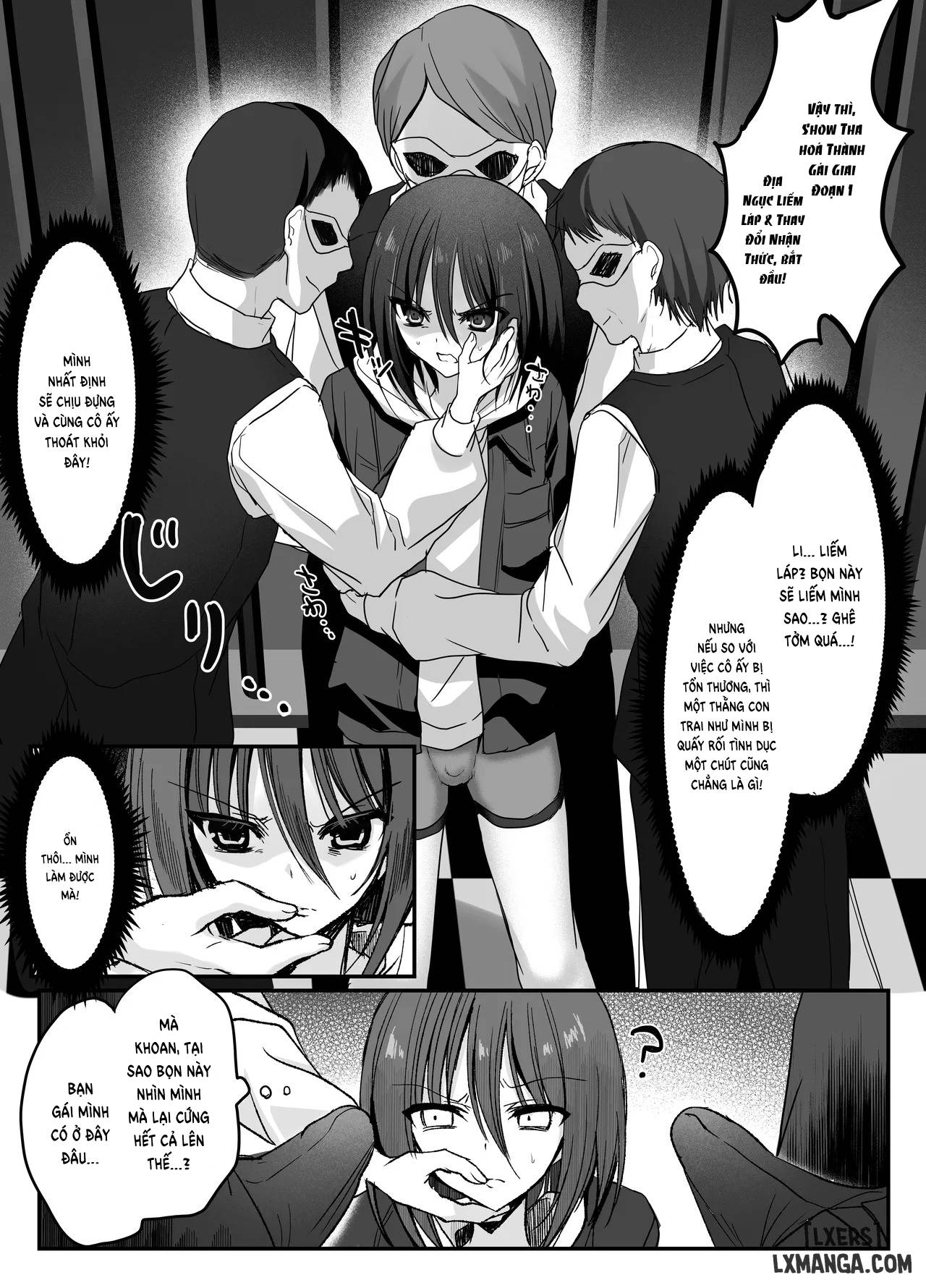 HentaiVN.net - Ảnh 18 - Kanojo no mae de! Mesu-ochi taikyū shō - Oneshot.
