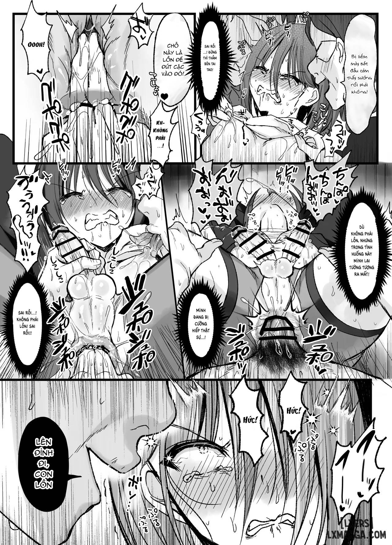 HentaiVN.net - Ảnh 25 - Kanojo no mae de! Mesu-ochi taikyū shō - Oneshot.