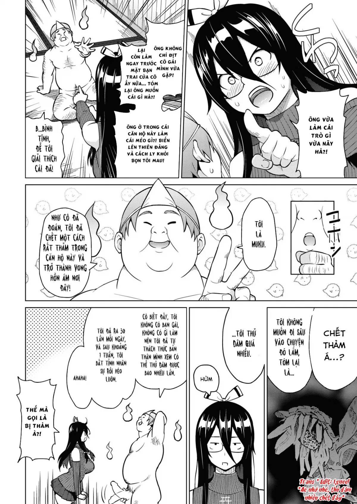 HentaiVN.net - Ảnh 9 - Ngay cả khi bị ma ám, tôi vẫn muốn yêu! [Even If I’m Haunted by a Ghost, I still want to Fall in Love!] - Chap 1