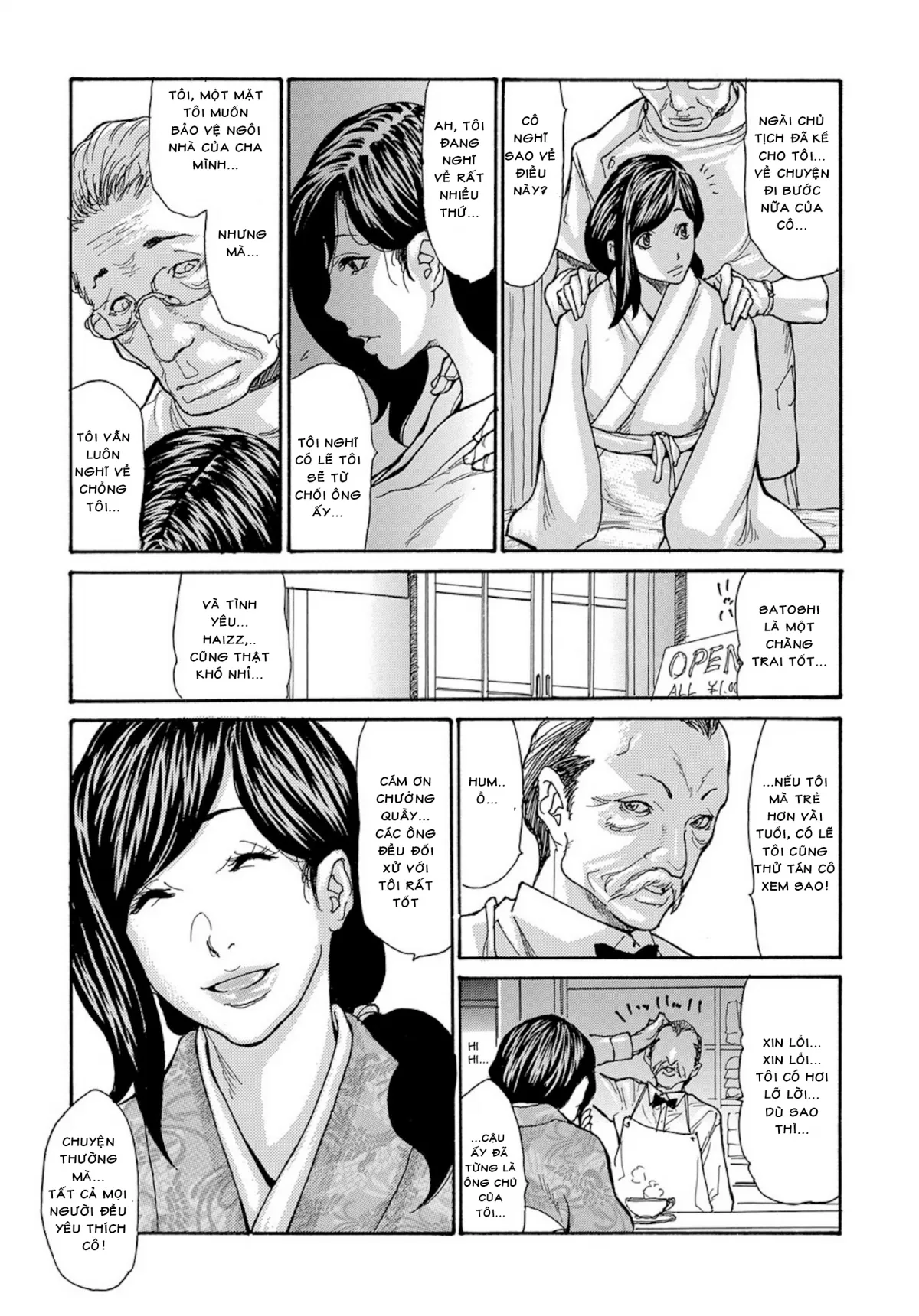 HentaiVN.net - Ảnh 8 - Miboujin Konsui Rinkan [The widow coma gangrape] - Chap 1
