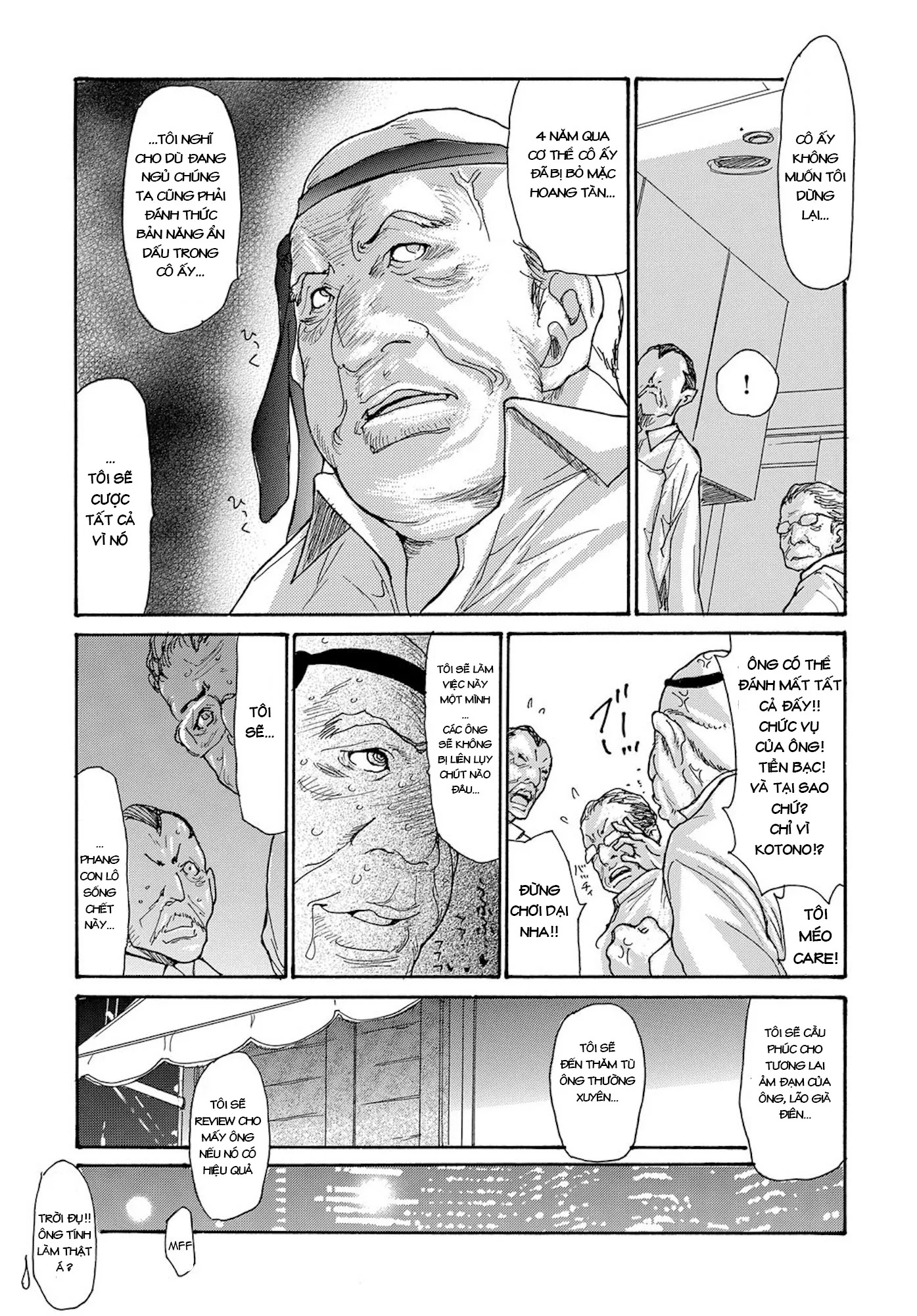 HentaiVN.net - Ảnh 5 - Miboujin Konsui Rinkan [The widow coma gangrape] - Chap 2