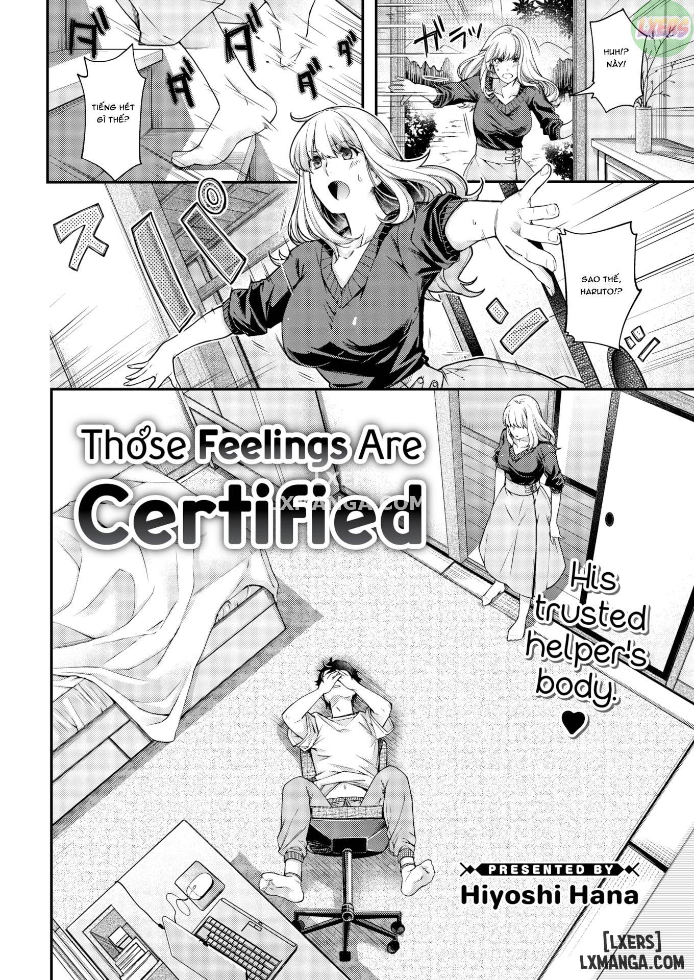 HentaiVN.net - Ảnh 2 - Những Cảm Xúc Đó Đã Được Xác Nhận - Oneshot