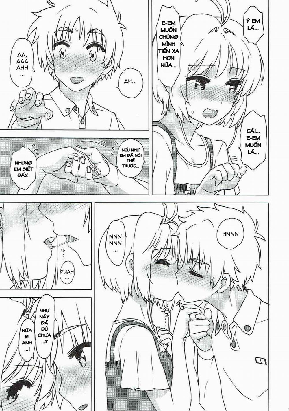 HentaiVN.net - Ảnh 13 - Thủ Lĩnh Thẻ Bài Sakura Và Chuyện Chưa Kể (Cardcaptor Sakura) [Sakura to Syaoran to Warm Bodies] - Oneshot