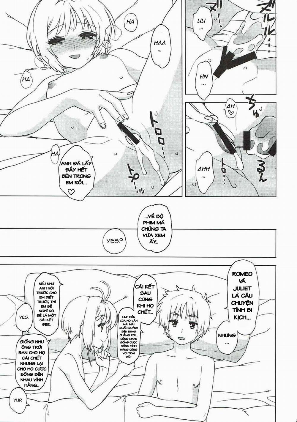 HentaiVN.net - Ảnh 21 - Thủ Lĩnh Thẻ Bài Sakura Và Chuyện Chưa Kể (Cardcaptor Sakura) [Sakura to Syaoran to Warm Bodies] - Oneshot